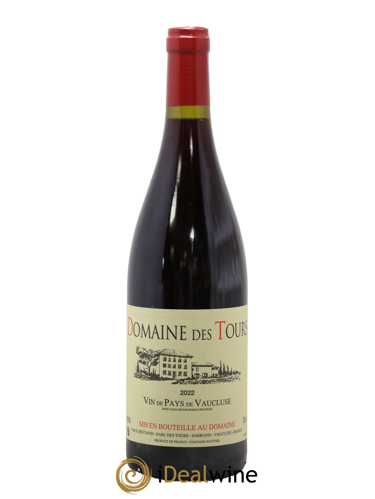 Vaucluse (Vin de Pays de Vaucluse) Domaine des Tours Emmanuel Reynaud 2022 - Lot of 1 bottle - 0