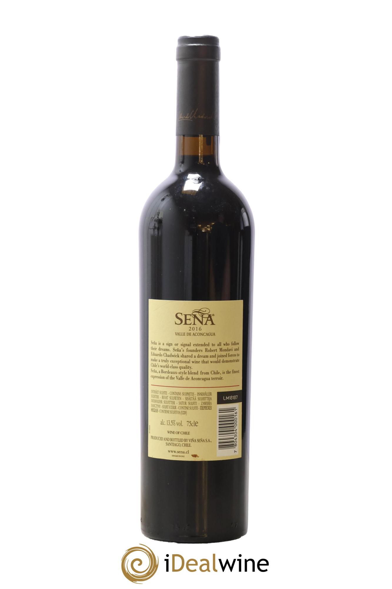 Chili Vina Sena Domaine Sena 2016 - Lot of 1 bottle - 1