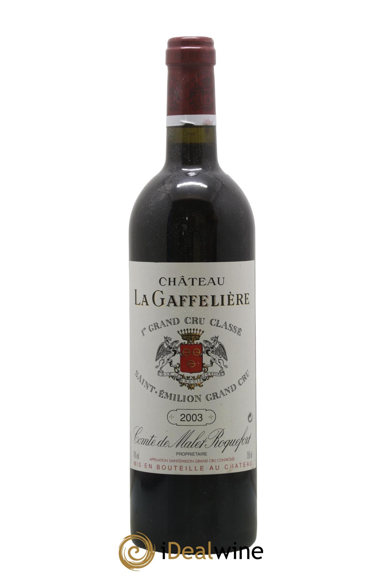 Château la Gaffelière 1er Grand Cru Classé B 2003 - Lot de 1 bouteille - 0