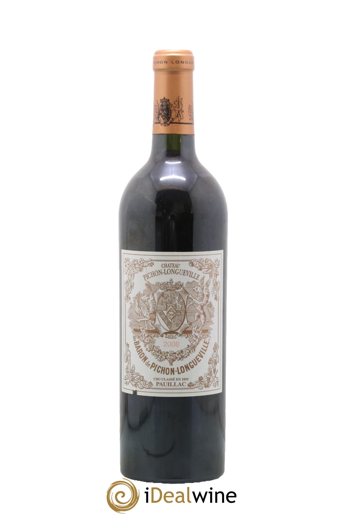 Pichon Longueville Baron 2ème Grand Cru Classé 2008 - Lot de 1 bouteille - 0