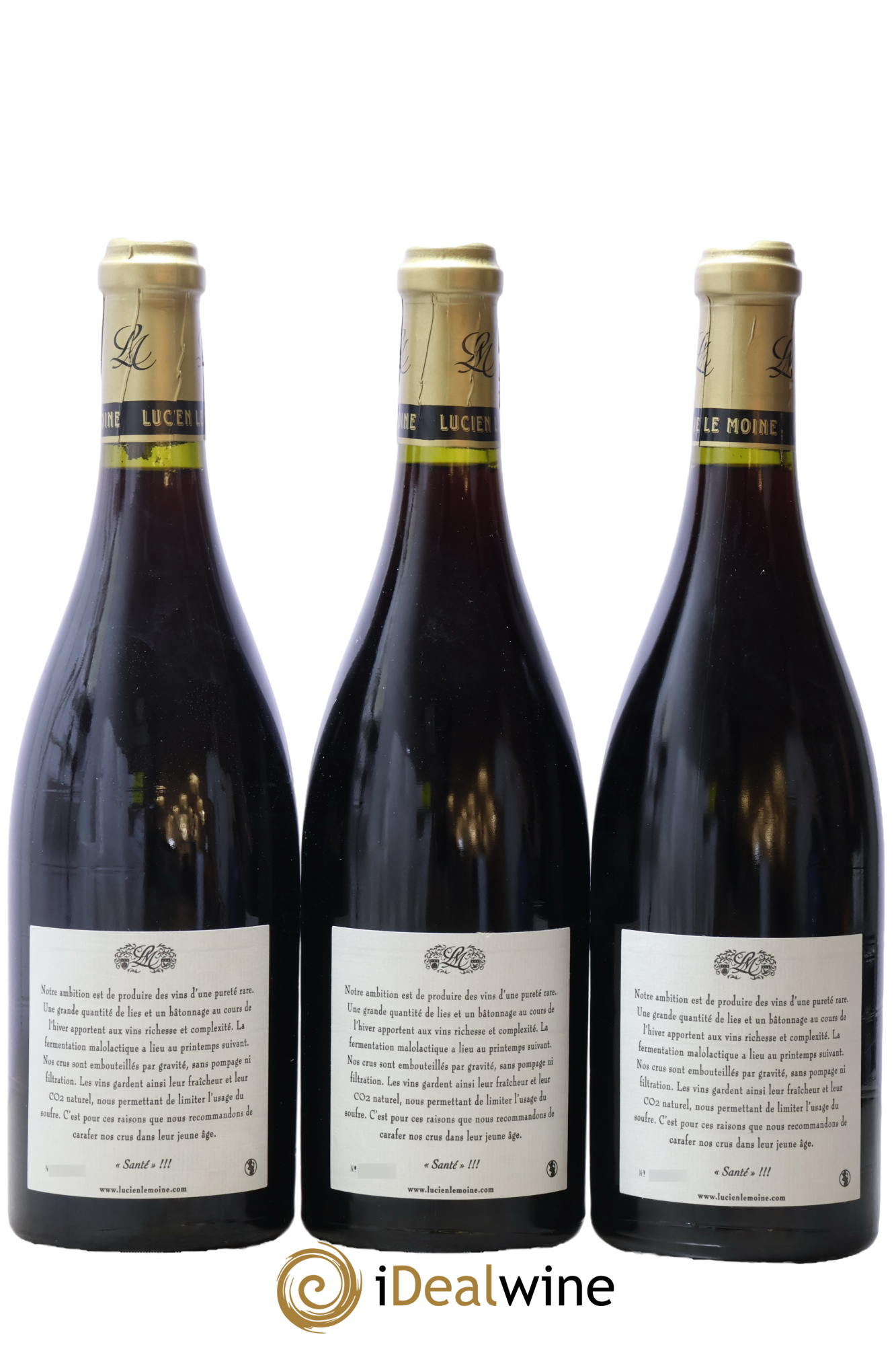 Bonnes-Mares Grand Cru Lucien Le Moine 2008 - Posten von 3 Flaschen - 1