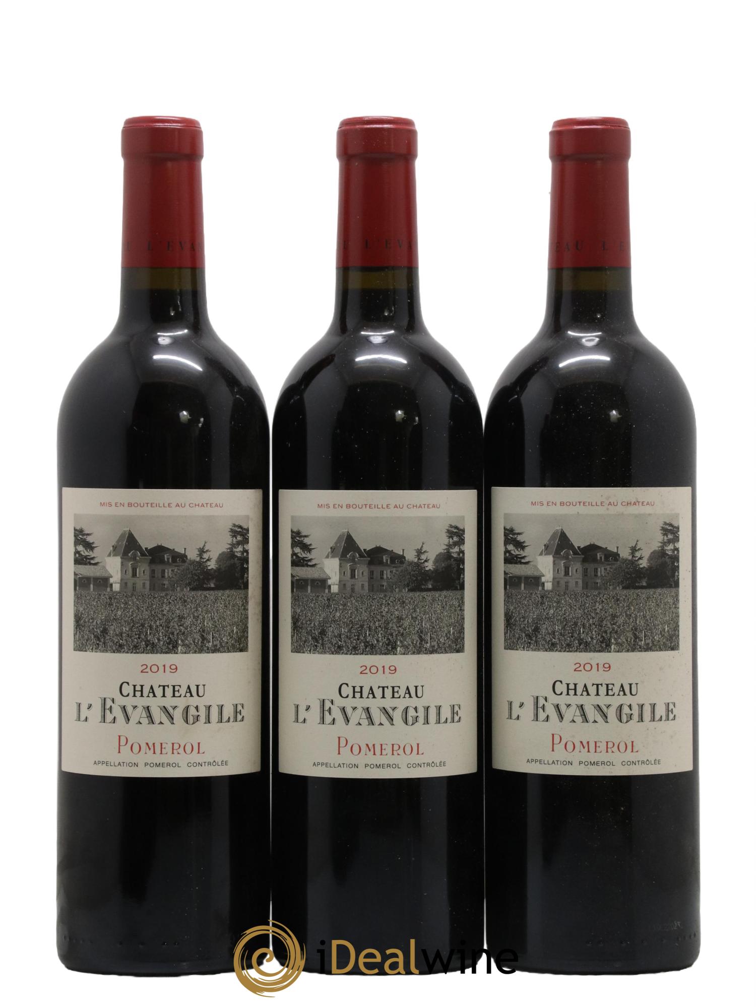 Château l' Évangile 2019 - Lot de 6 bouteilles - 1