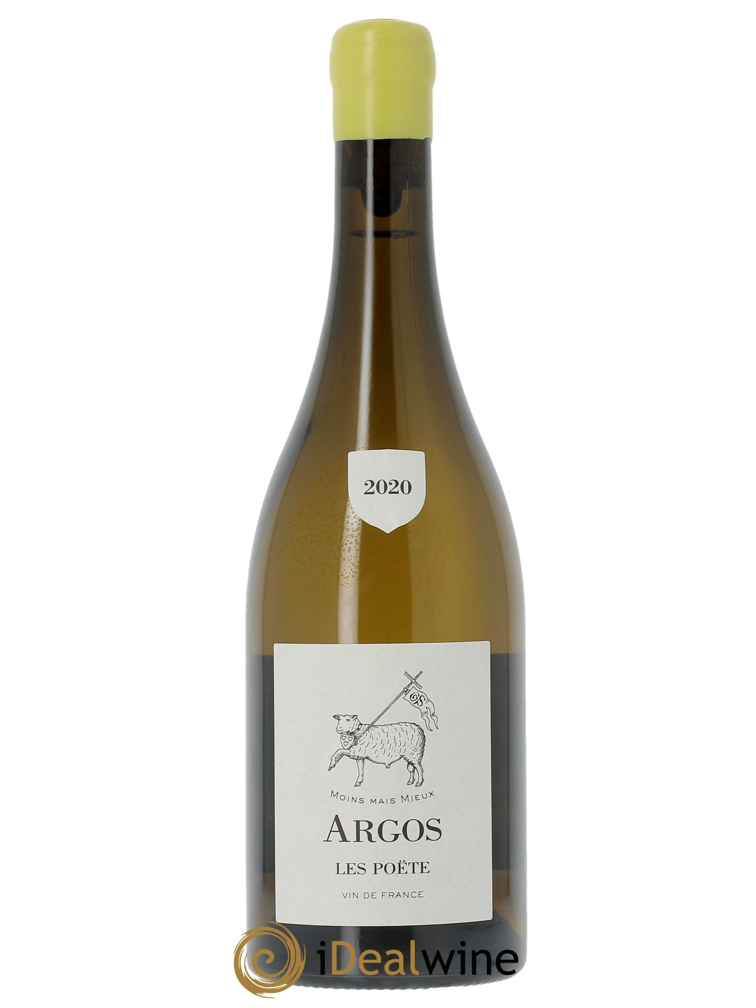 Vin de France (anciennement Quincy) Argos Les Poëte  2020 - Lot de 1 bouteille - 0