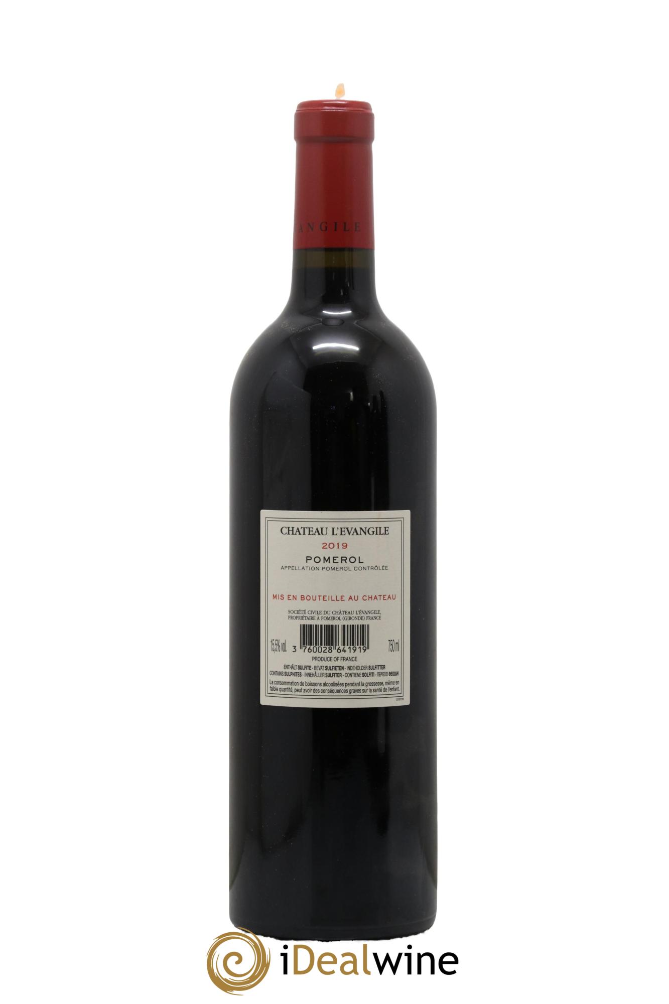Château l' Évangile 2019 - Lot of 1 bottle - 1