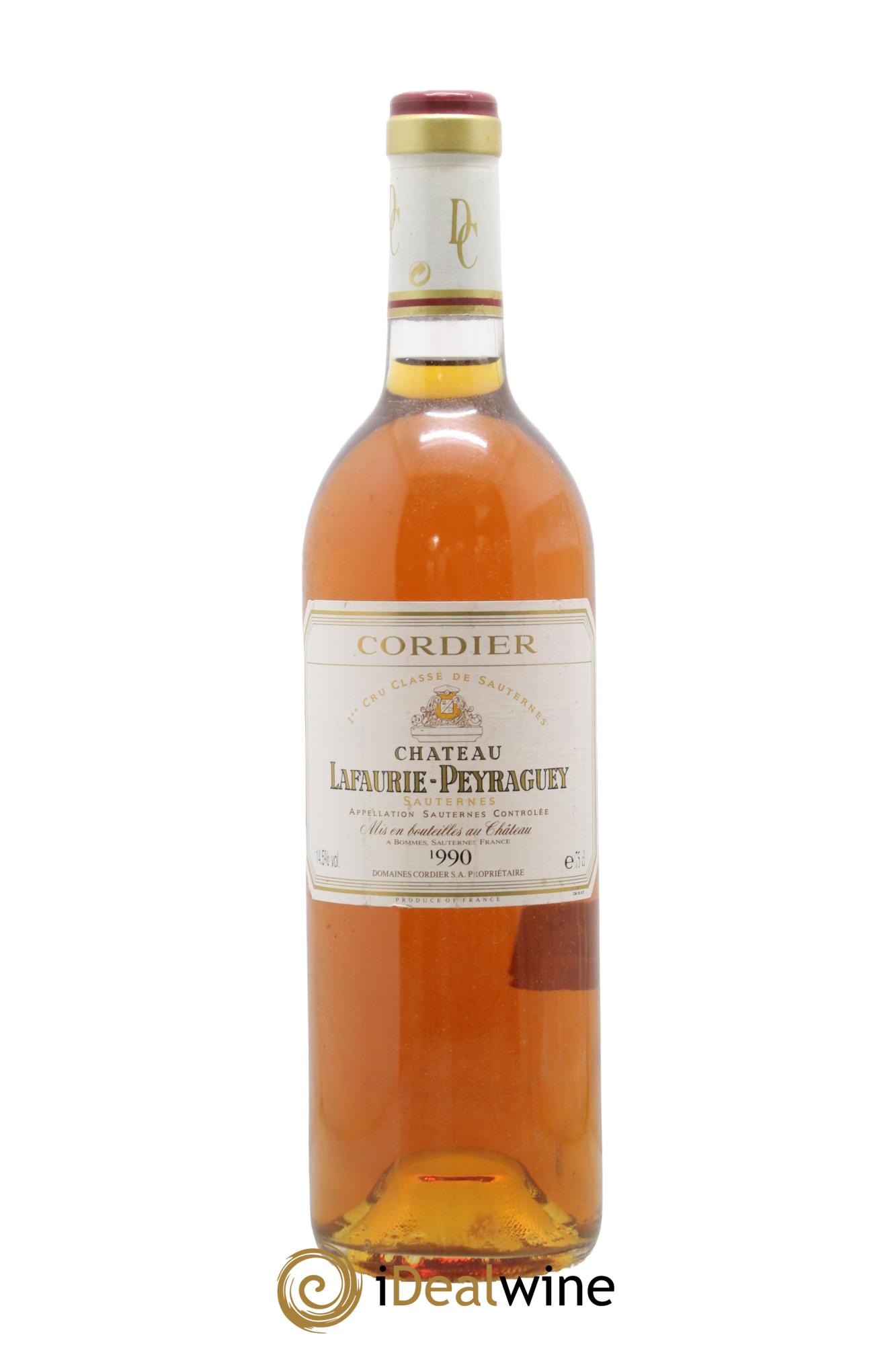 Château Lafaurie-Peyraguey 1er Grand Cru Classé 1990 - Lot of 1 bottle - 0