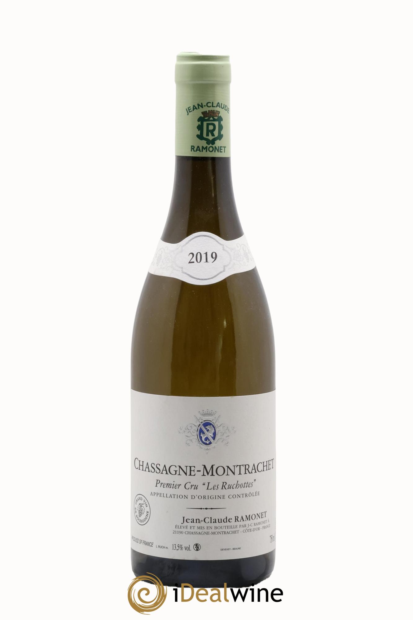 Chassagne-Montrachet 1er Cru Les Ruchottes Ramonet (Domaine) 2019 - Lot de 1 bouteille - 0