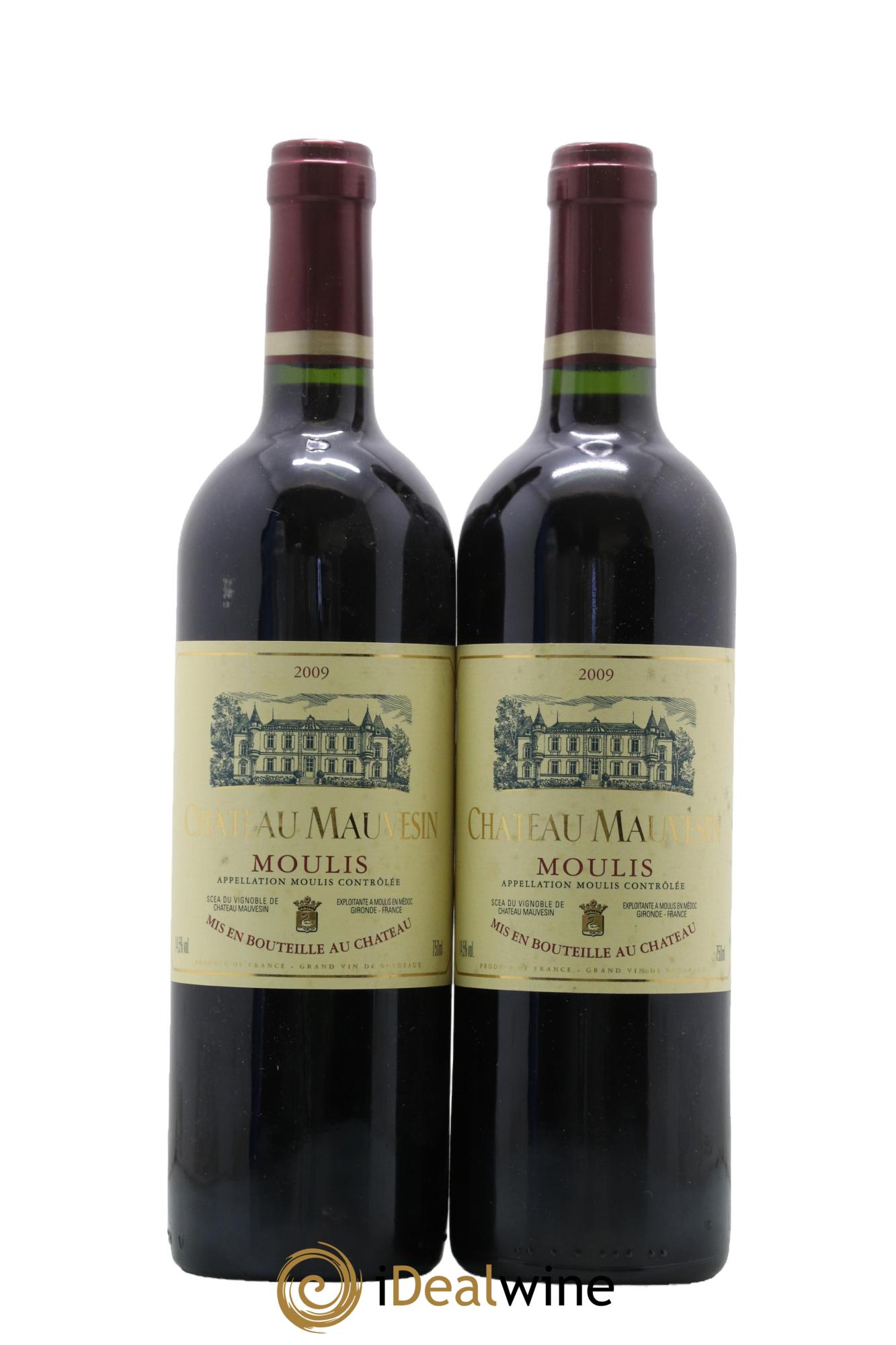 Château Mauvesin Cru Bourgeois 2009 - Lot de 2 bouteilles - 0