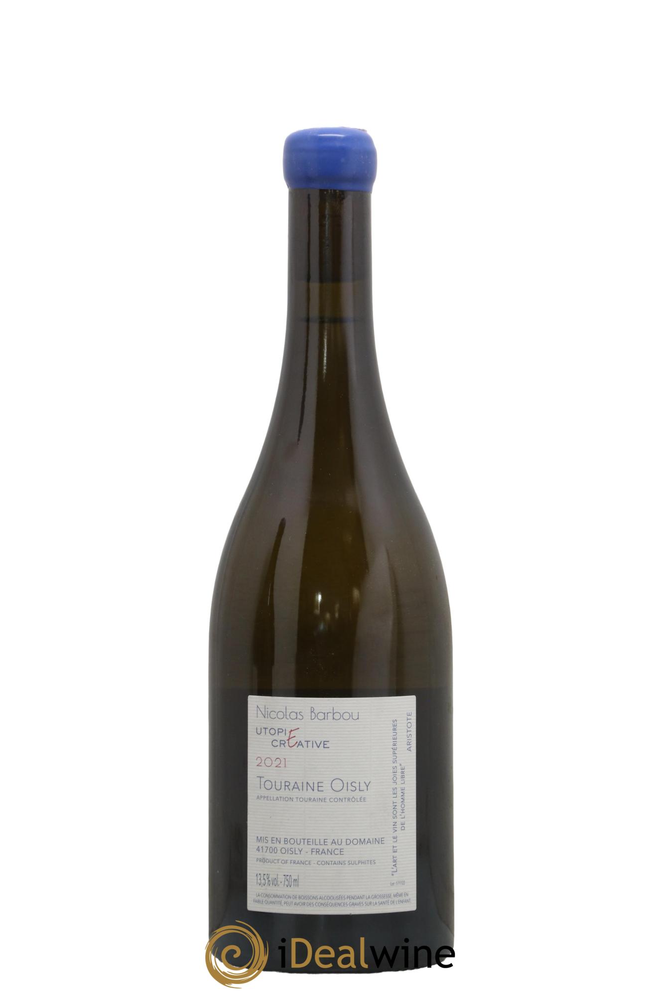 Touraine Oisly Utopie Créative Nicolas Barbou 2021 - Posten von 1 Flasche - 1