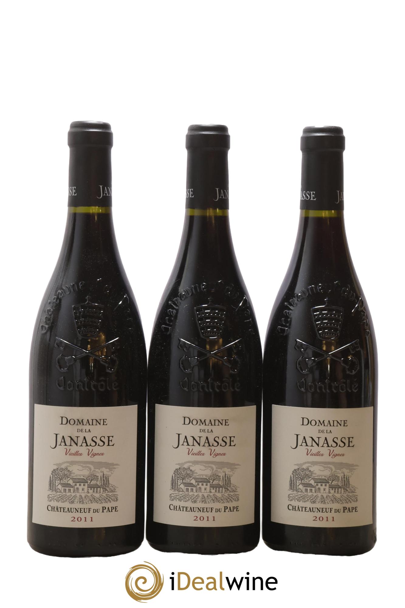 Châteauneuf-du-Pape Cuvée Vieilles Vignes La Janasse (Domaine de) 2011 - Lot de 3 bouteilles - 0