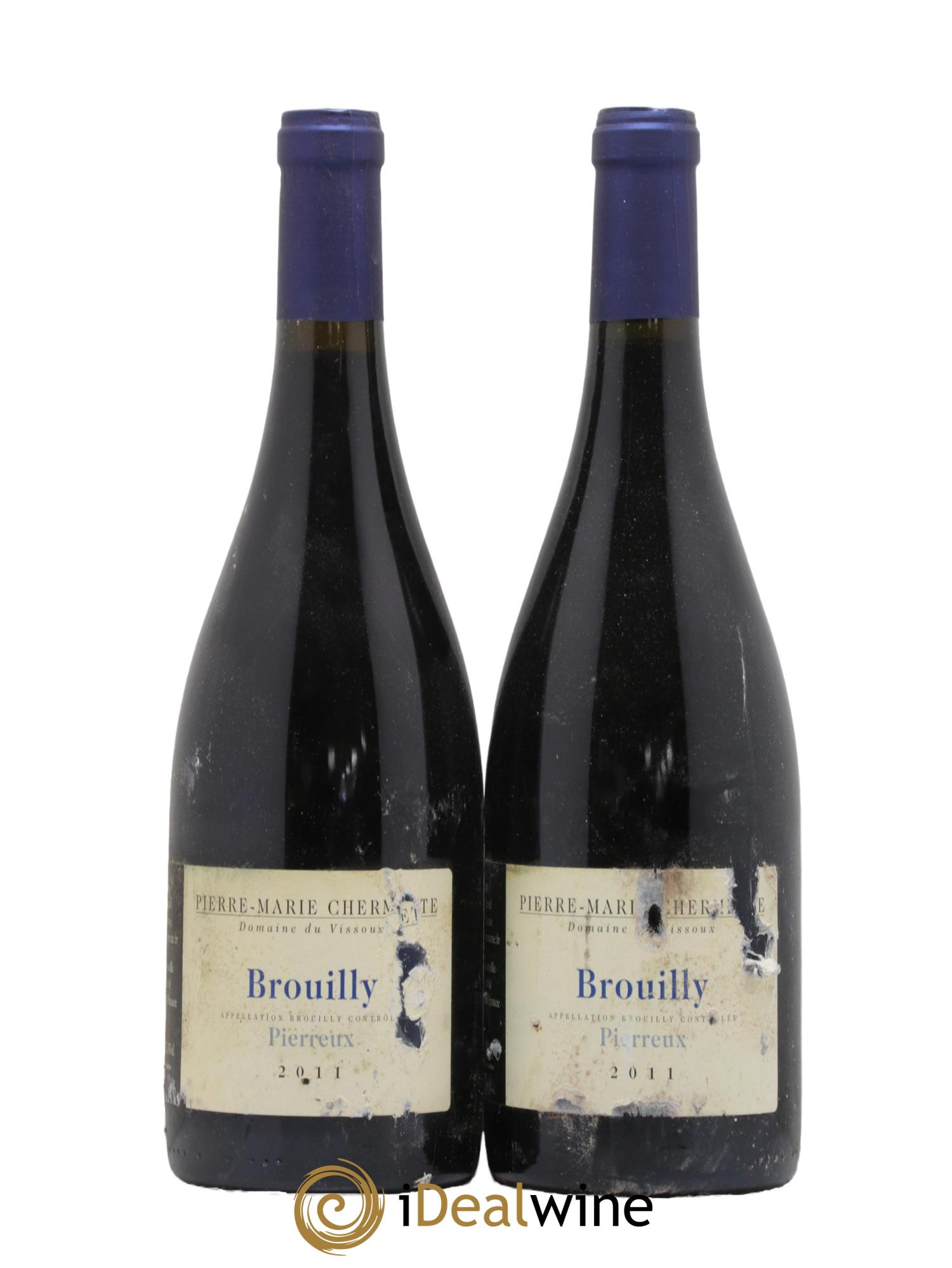 Brouilly Pierreux Domaine du Vissoux - P-M. Chermette 2011 - Lot de 2 bouteilles - 0