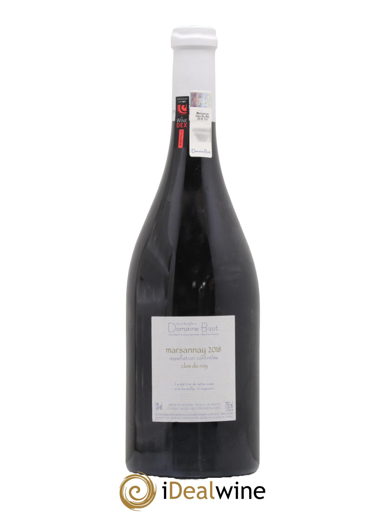 Marsannay Clos du Roy Bizot (Domaine) 2018 - Lotto di 1 bottiglia - 1