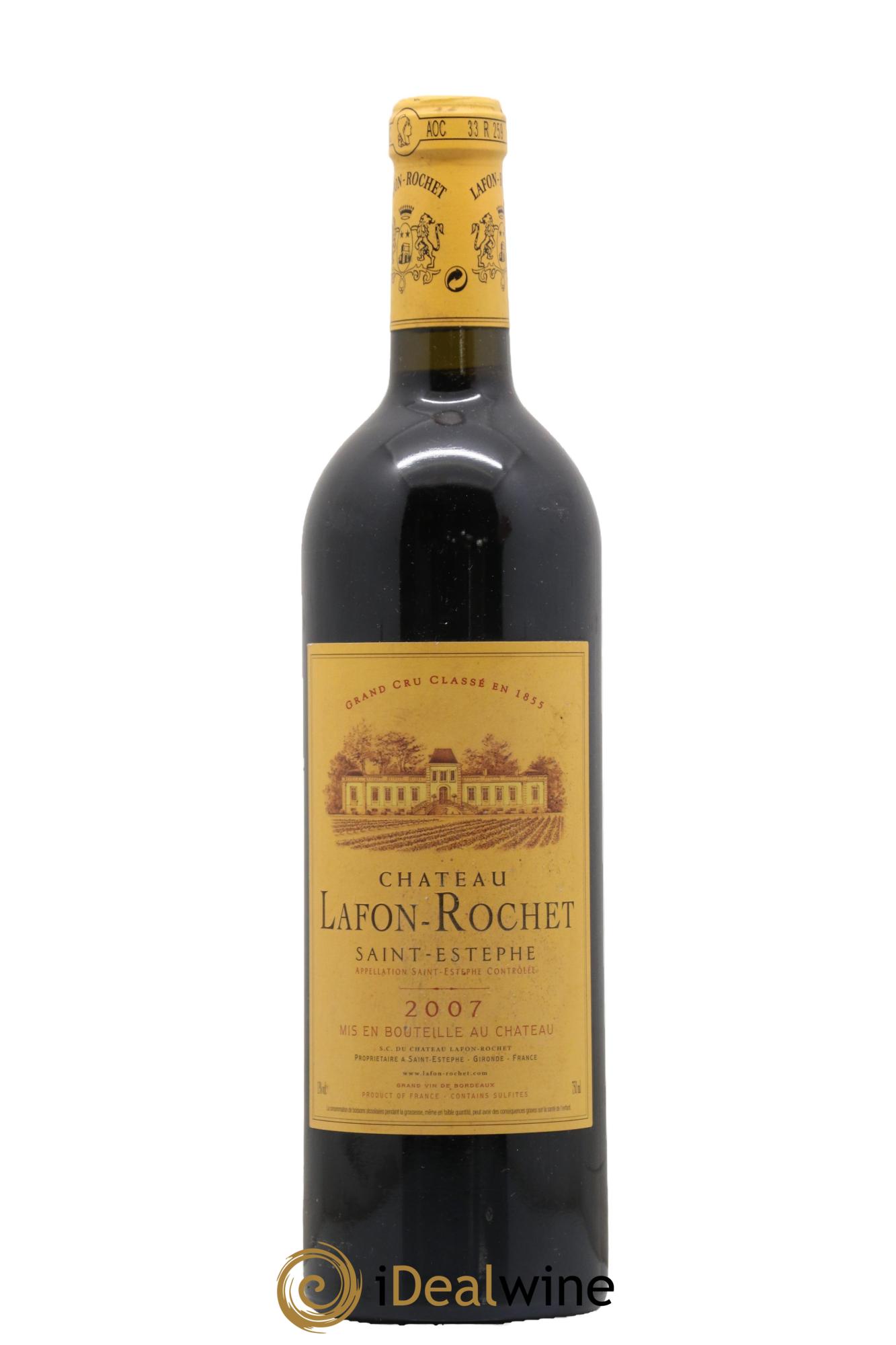 Château Lafon Rochet 4ème Grand Cru Classé 2007 - Lotto di 1 bottiglia - 0