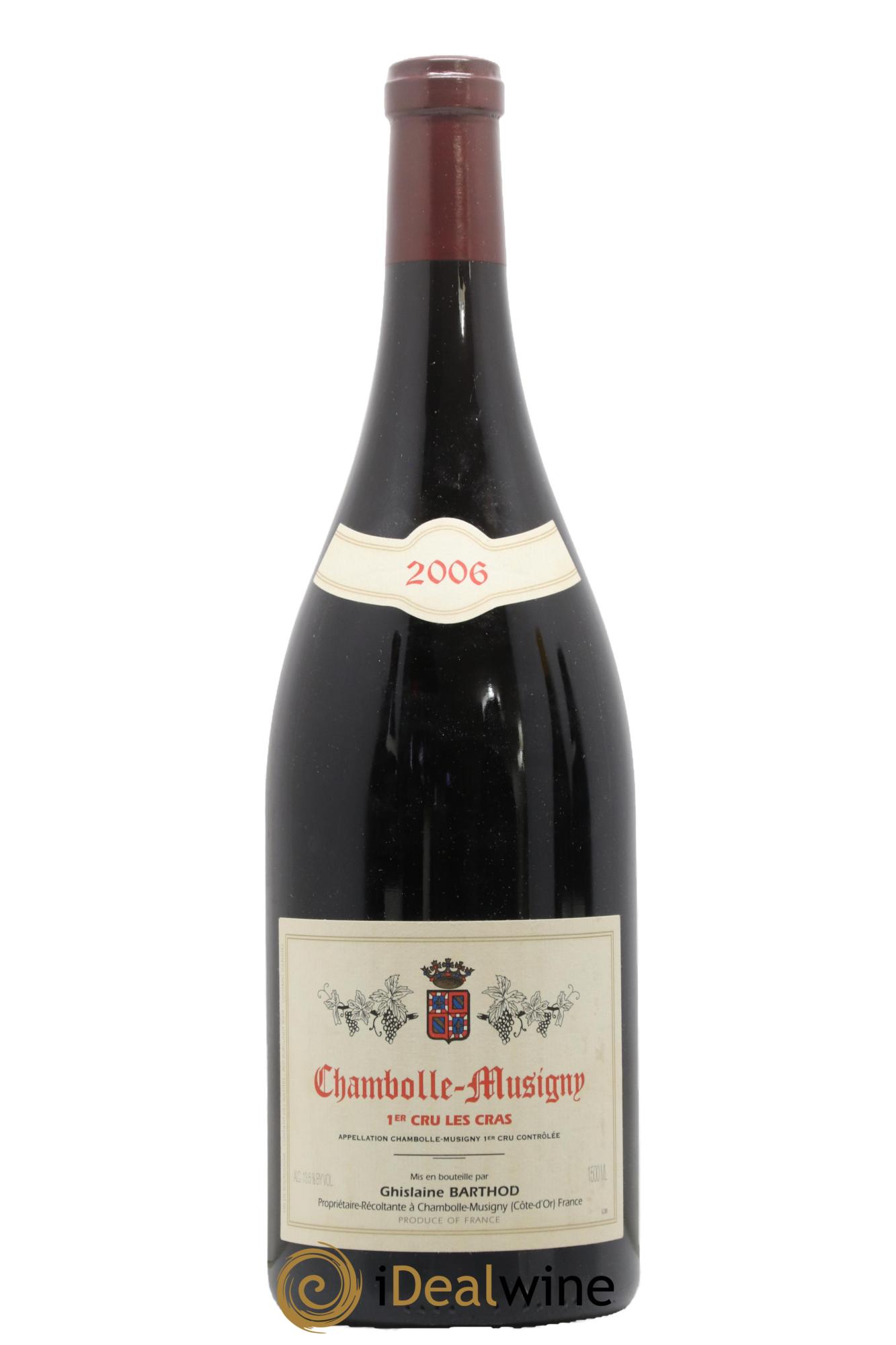 Chambolle-Musigny 1er Cru Les Cras Ghislaine Barthod 2006 - Lot de 1 magnum - 0