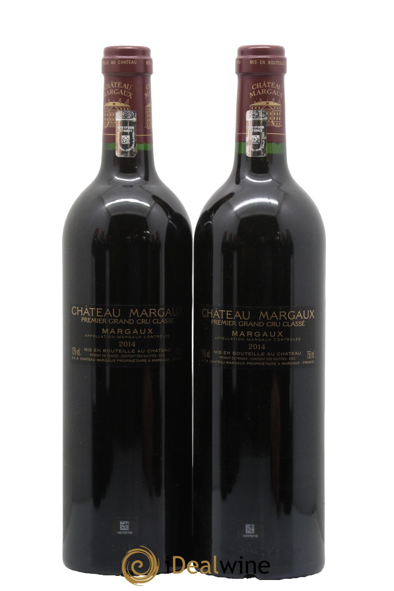 Château Margaux 1er Grand Cru Classé 2014 - Lot of 2 bottles - 1