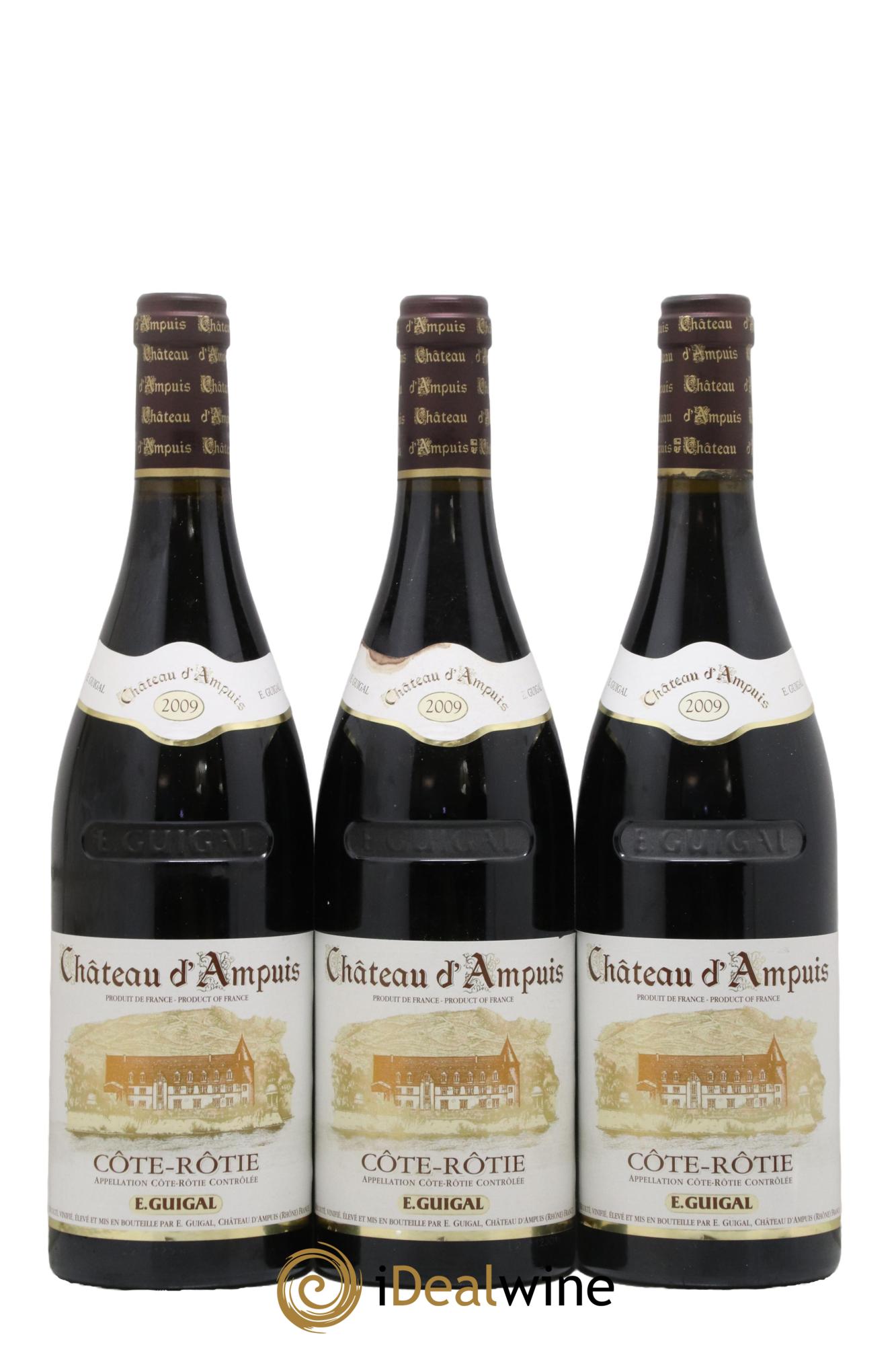 Côte-Rôtie Château d'Ampuis Guigal 2009 - Lot de 3 bouteilles - 0
