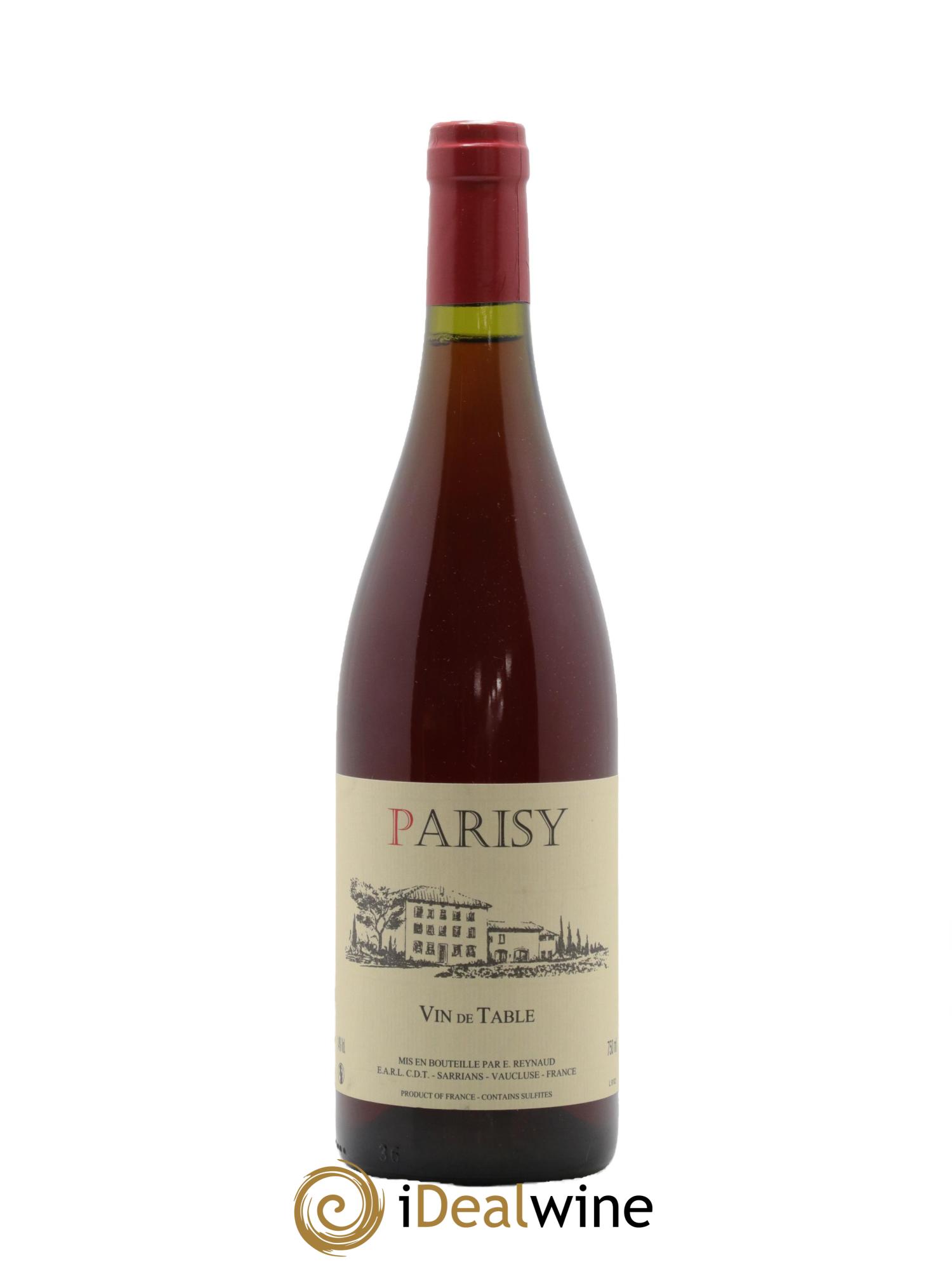Vin de Table Parisy Emmanuel Reynaud - Posten von 1 Flasche - 0