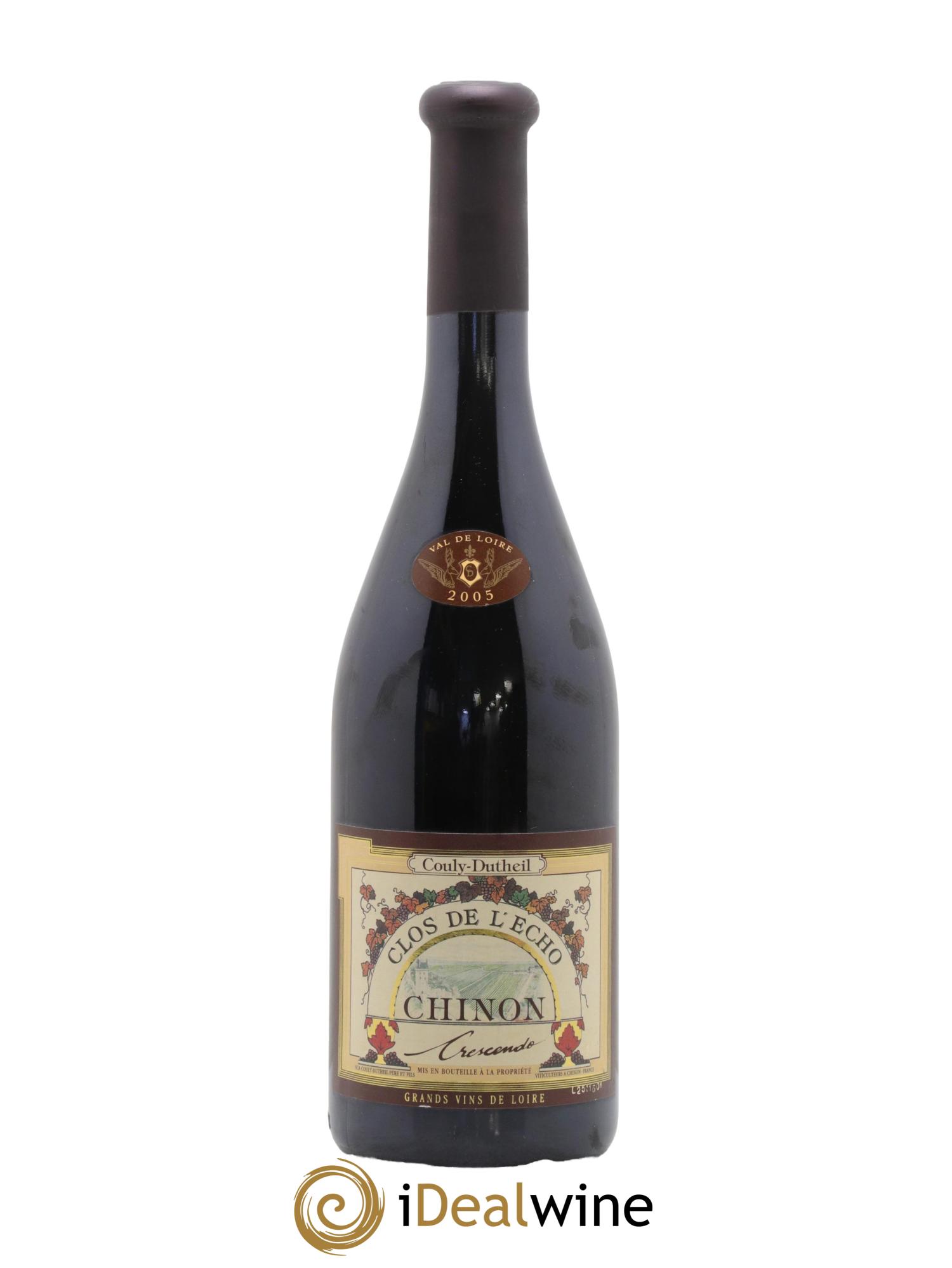 Chinon Clos de l'Echo Crescendo Couly-Dutheil (Domaine) 2005 - Lot de 1 bouteille - 0