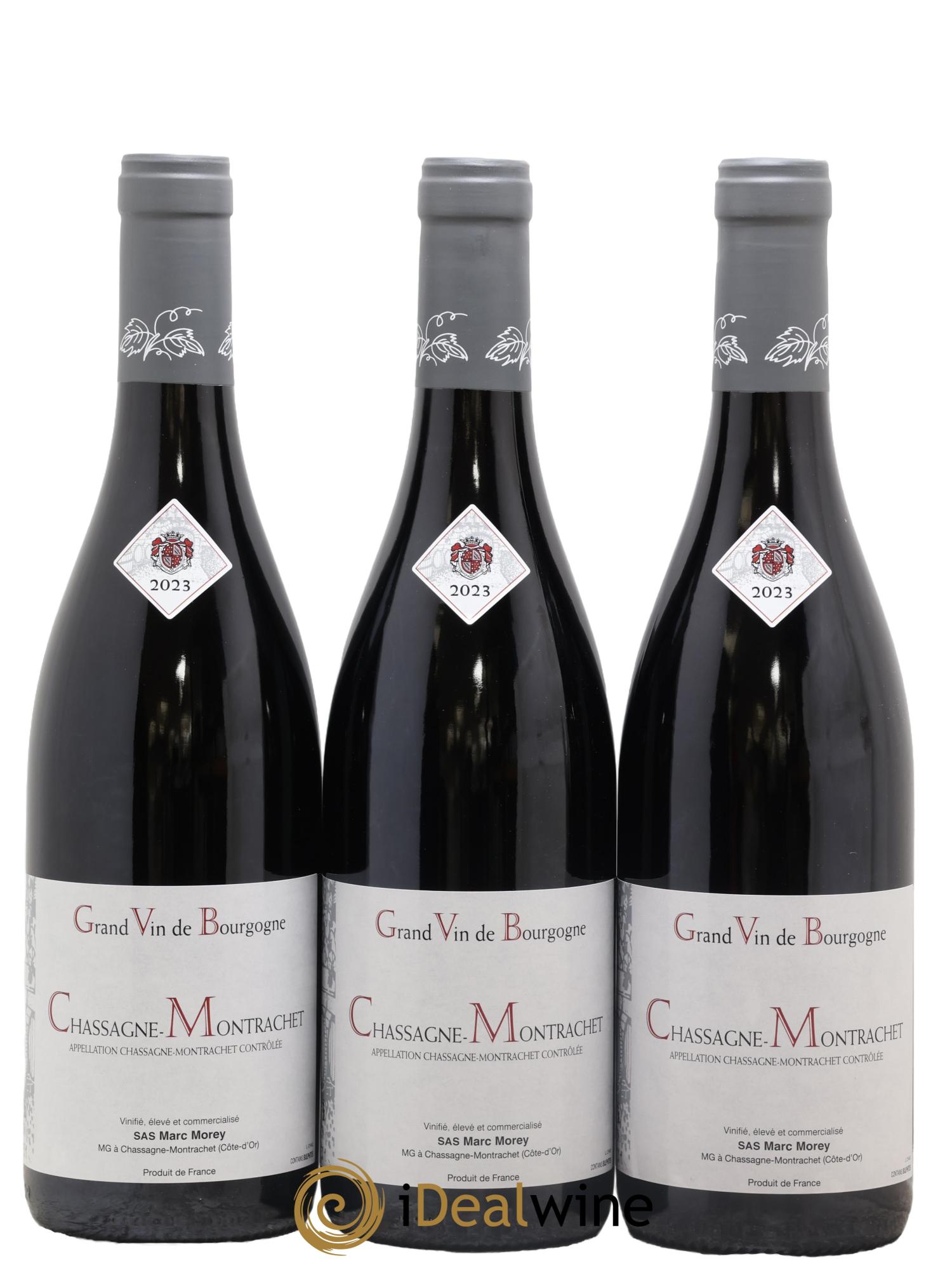 Chassagne-Montrachet Marc Morey 2023 - Lot de 3 bouteilles - 0