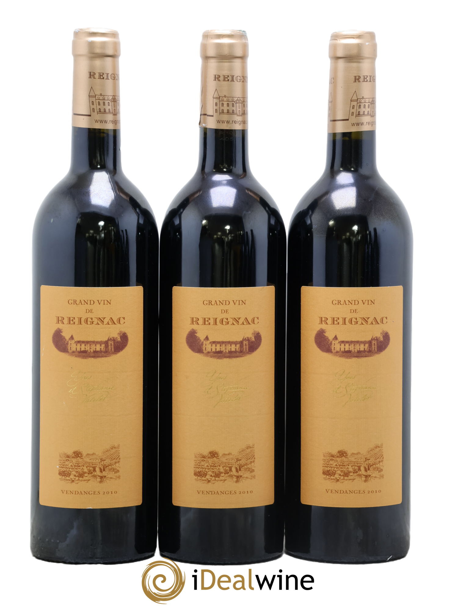 Grand vin de Reignac 2010 - Lot de 3 bouteilles - 0