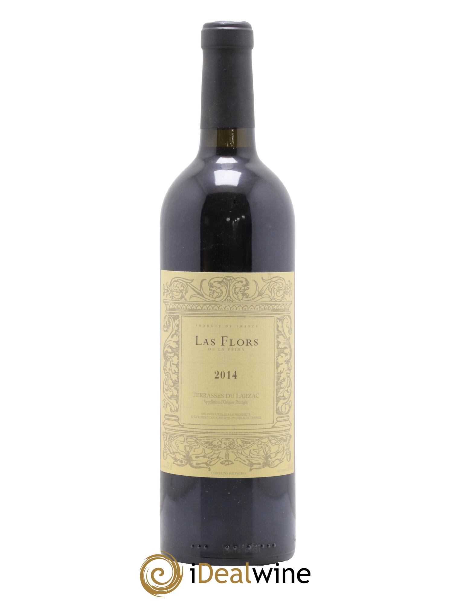 Terrasses du Larzac Domaine de La Pèira en Damaisèla Les Flors Karine Ahton et Robert Dougan 2014 - Lot de 1 bouteille - 0