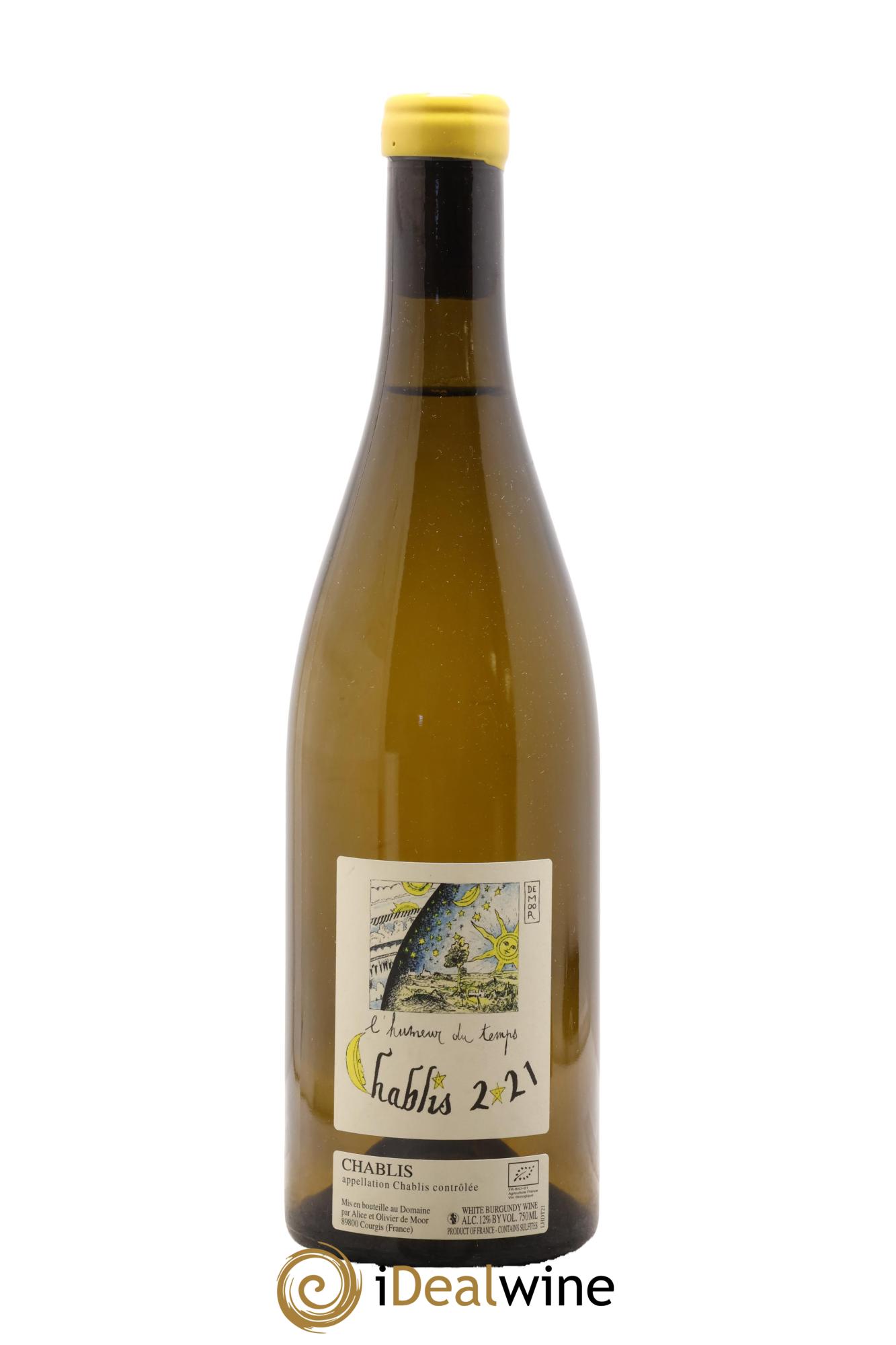 Chablis L'Humeur du Temps Alice et Olivier De Moor 2021 - Lot de 1 bouteille - 0