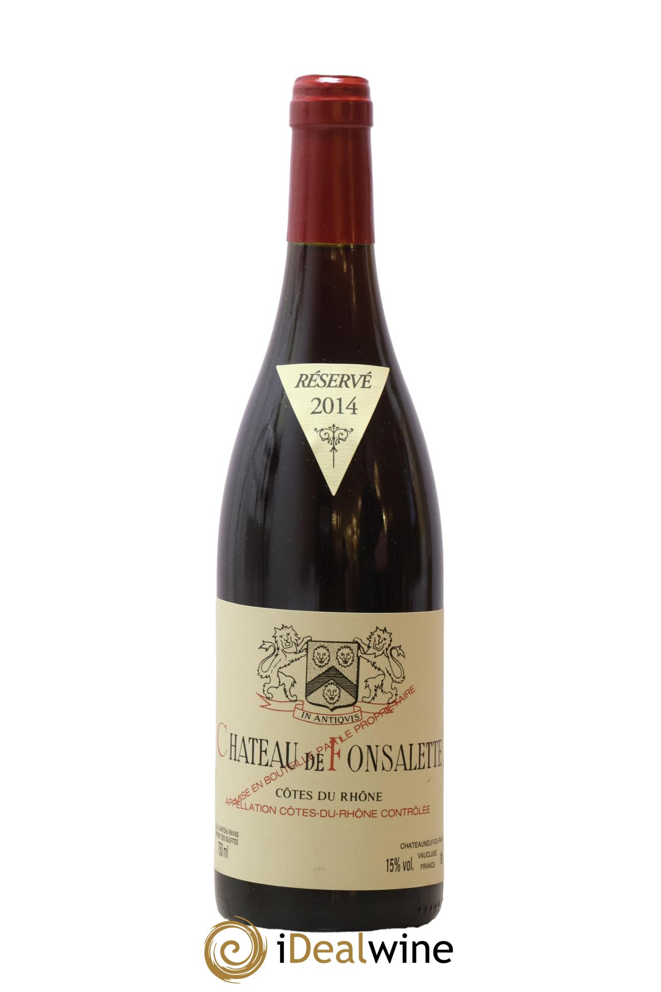Côtes-du-Rhône Château de Fonsalette Emmanuel Reynaud 2014 - Posten von 1 Flasche - 0