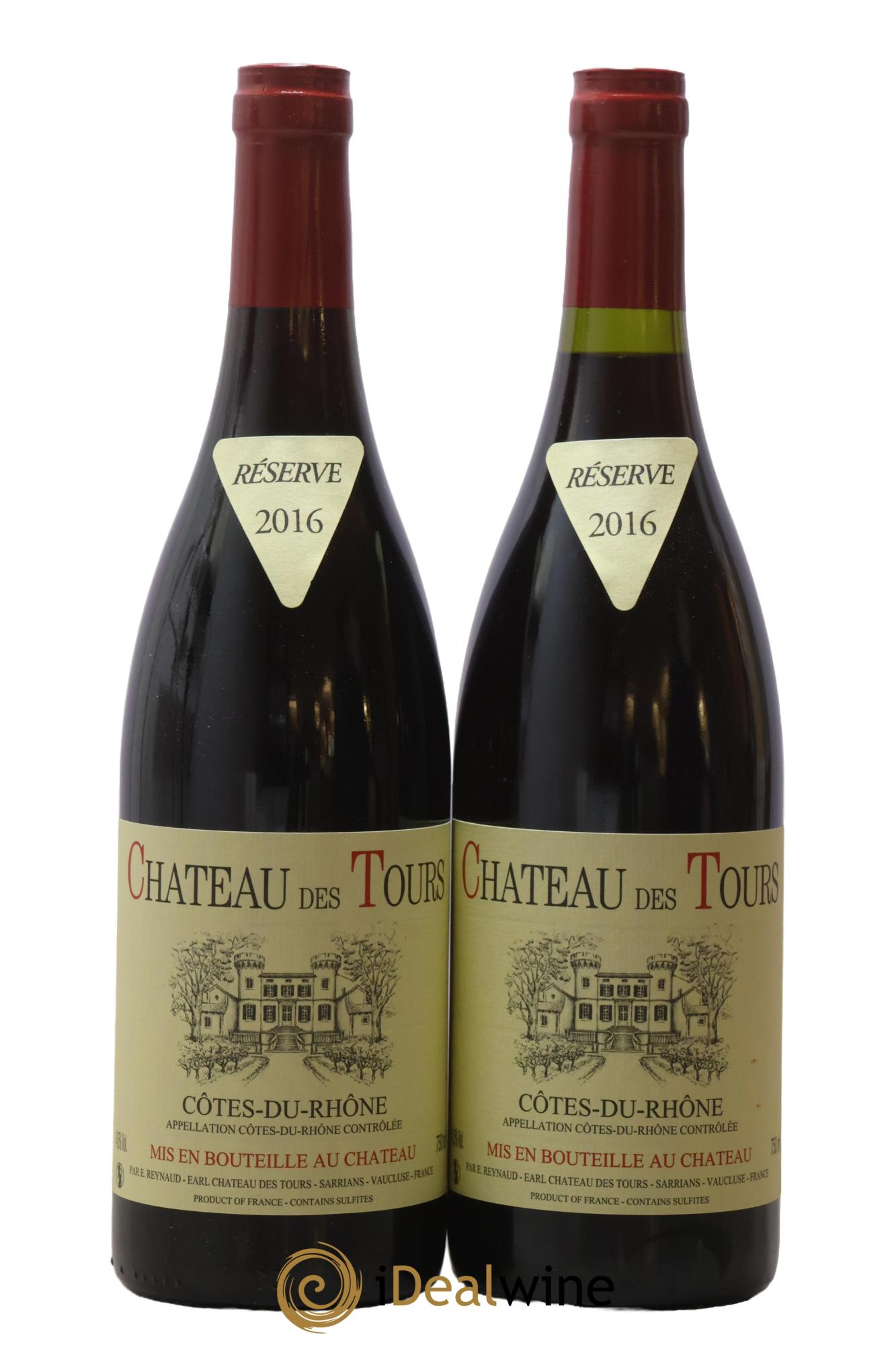 Côtes-du-Rhône Château des Tours Emmanuel Reynaud 2016 - Lotto di 2 bottiglie - 0