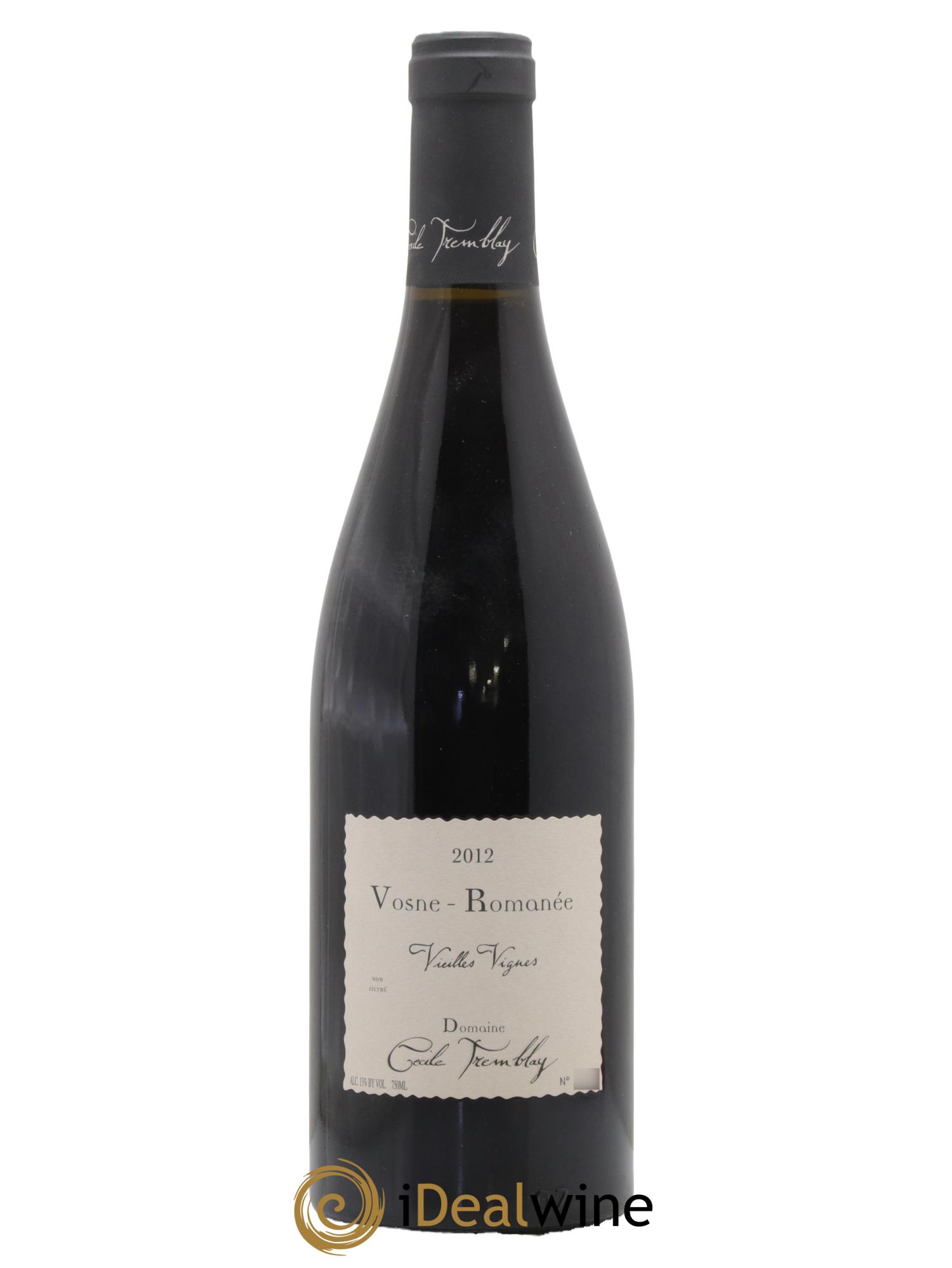 Vosne-Romanée Vieilles Vignes Cécile Tremblay 2012 - Lot de 1 bouteille - 0