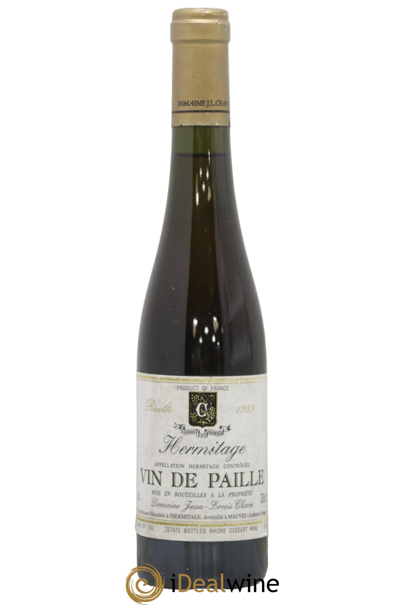 Hermitage Vin de Paille Jean-Louis Chave 1989 - Lot of 1 half-bottle - 0