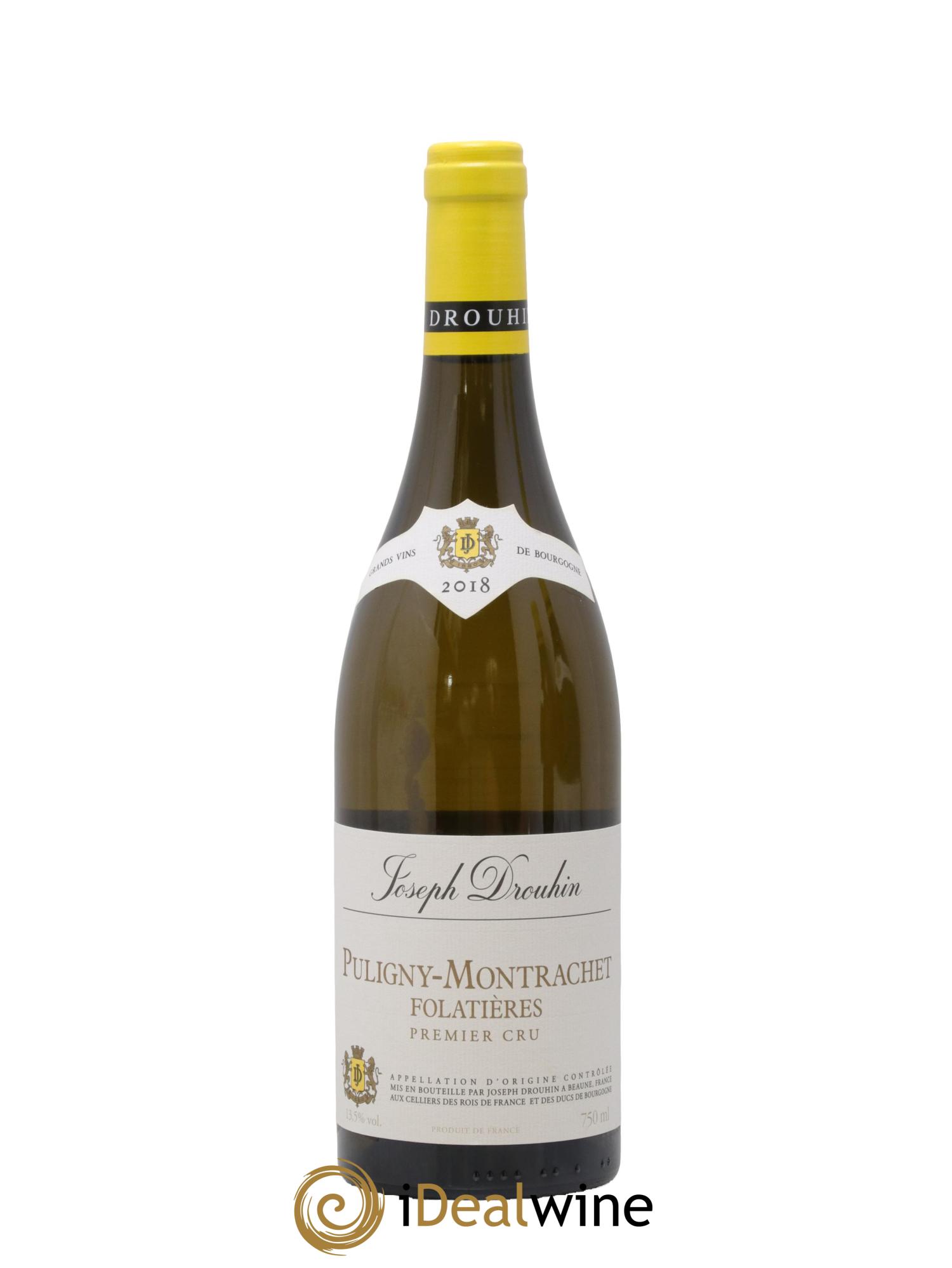 Puligny-Montrachet 1er Cru Folatières Joseph Drouhin 2018 - Lot de 1 bouteille - 0
