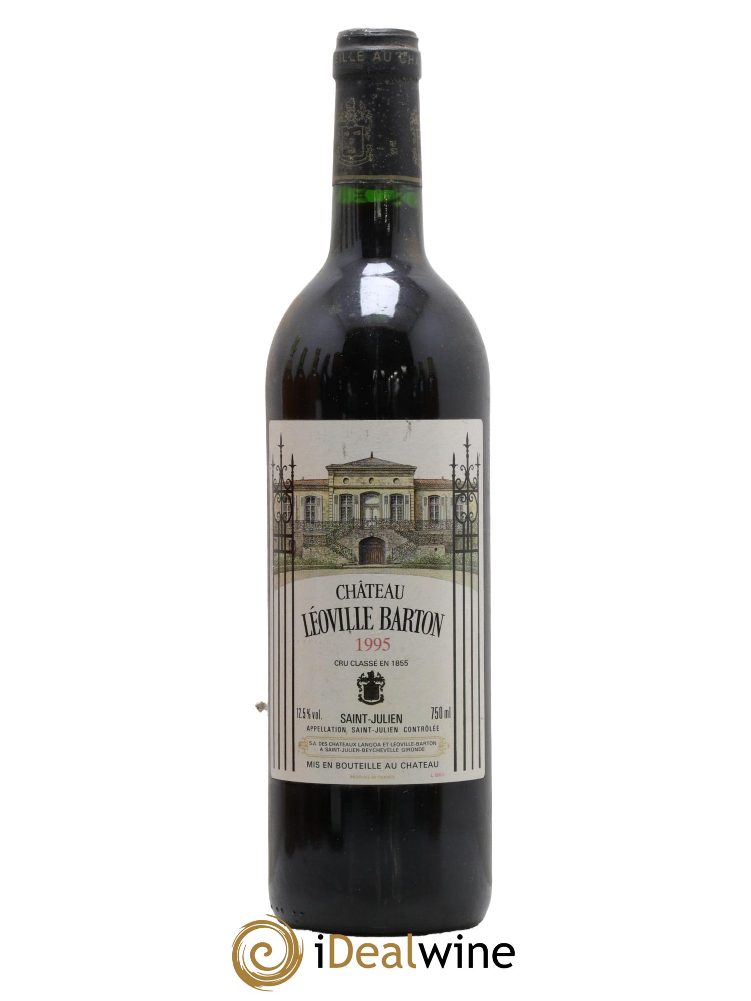 Château Léoville Barton 2ème Grand Cru Classé 1995 - Lot de 1 bouteille - 0