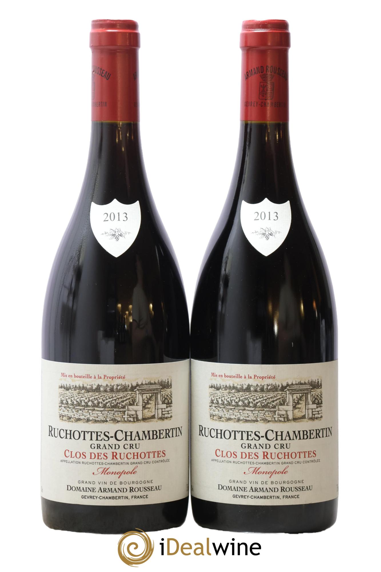 Ruchottes-Chambertin Grand Cru Clos des Ruchottes Armand Rousseau (Domaine) 2013 - Lot de 2 bouteilles - 0