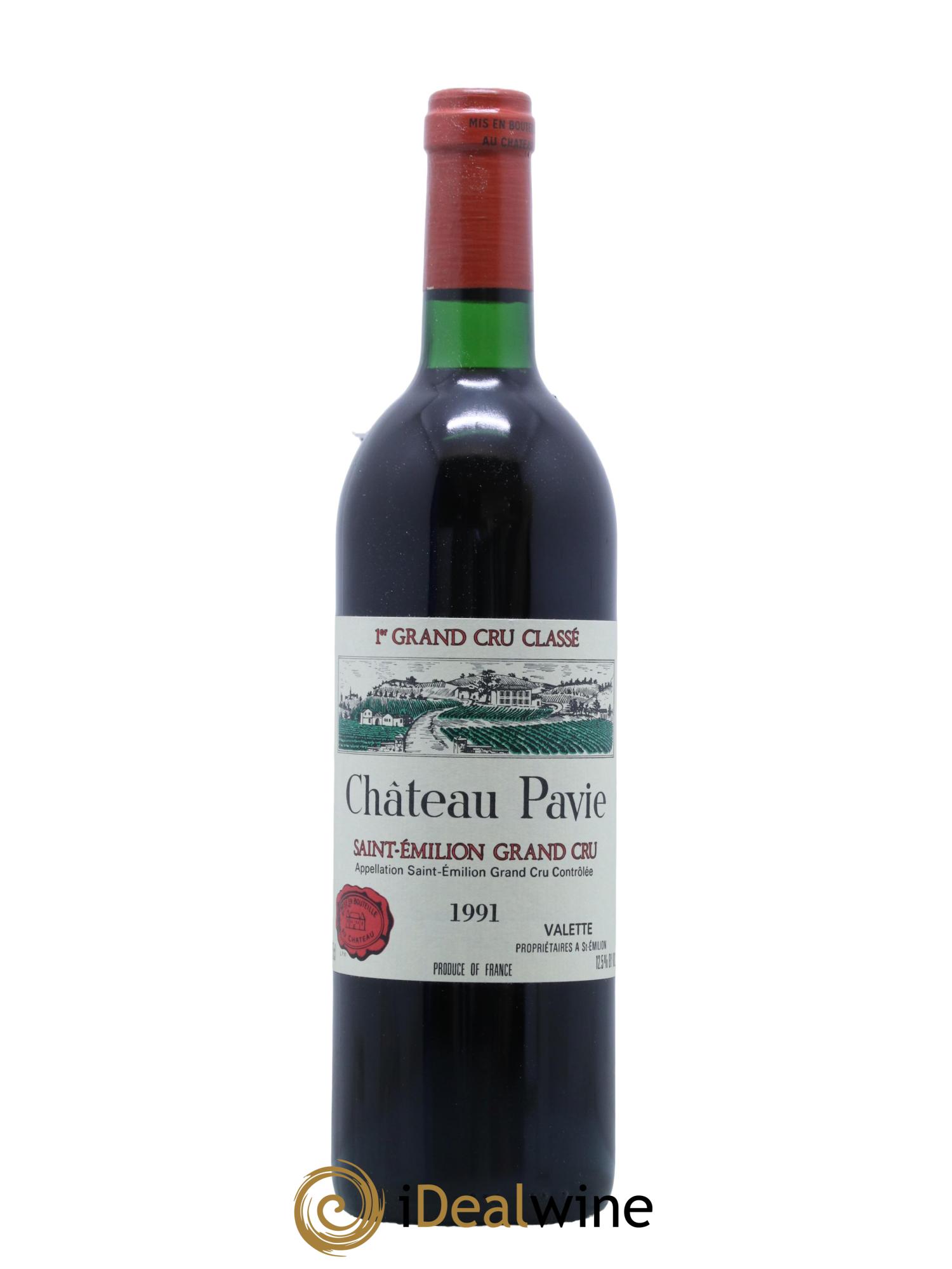 Château Pavie 1er Grand Cru Classé A 1991 - Lot de 1 bouteille - 0