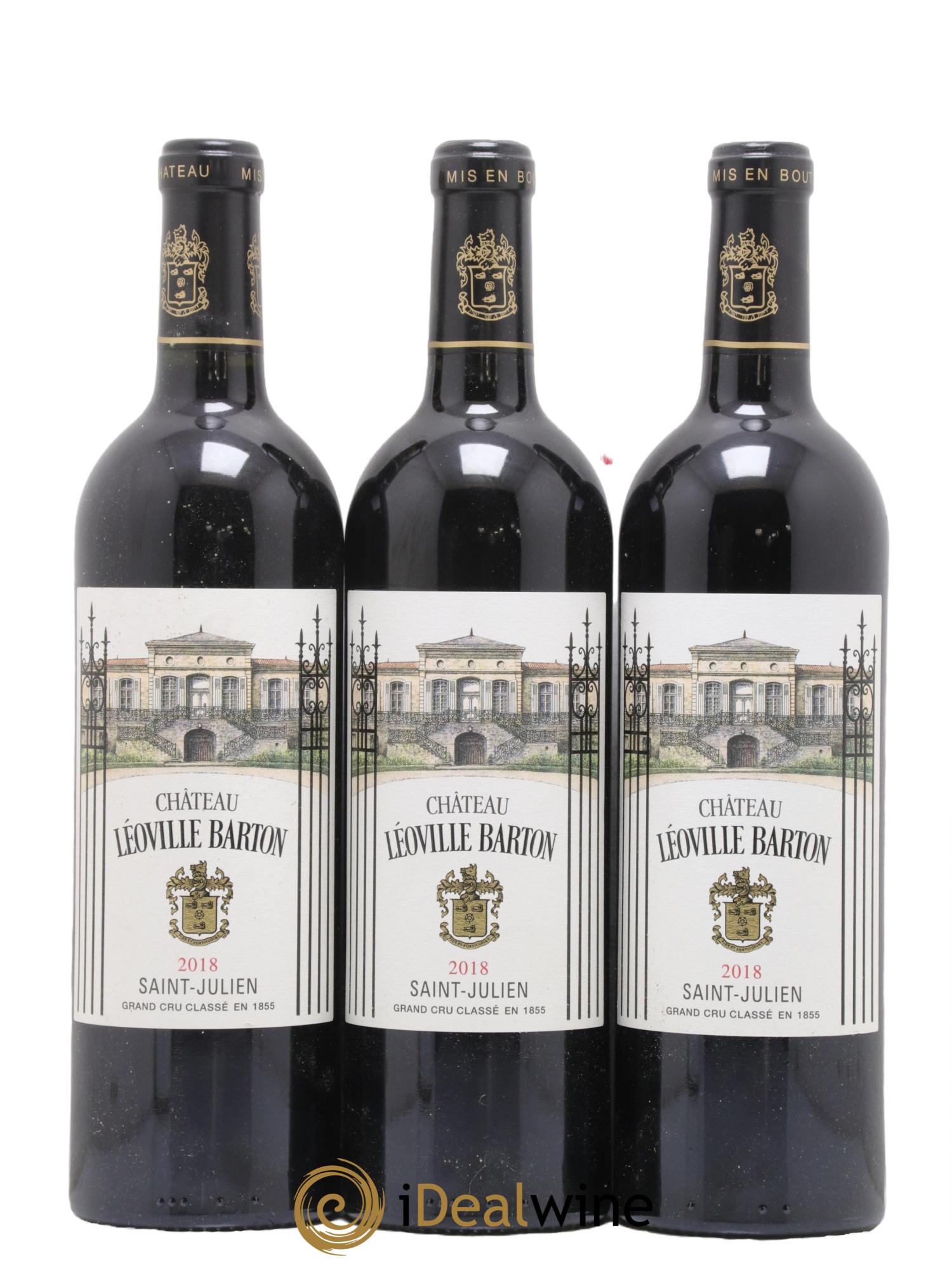 Château Léoville Barton 2ème Grand Cru Classé 2018 - Lot de 6 bouteilles - 1