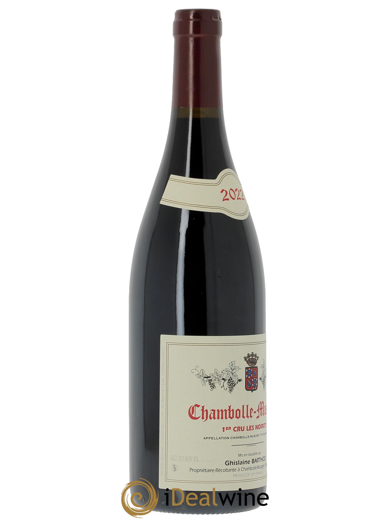 Chambolle-Musigny 1er Cru Les Noirots Ghislaine Barthod 2022 - Posten von 1 Flasche - 2