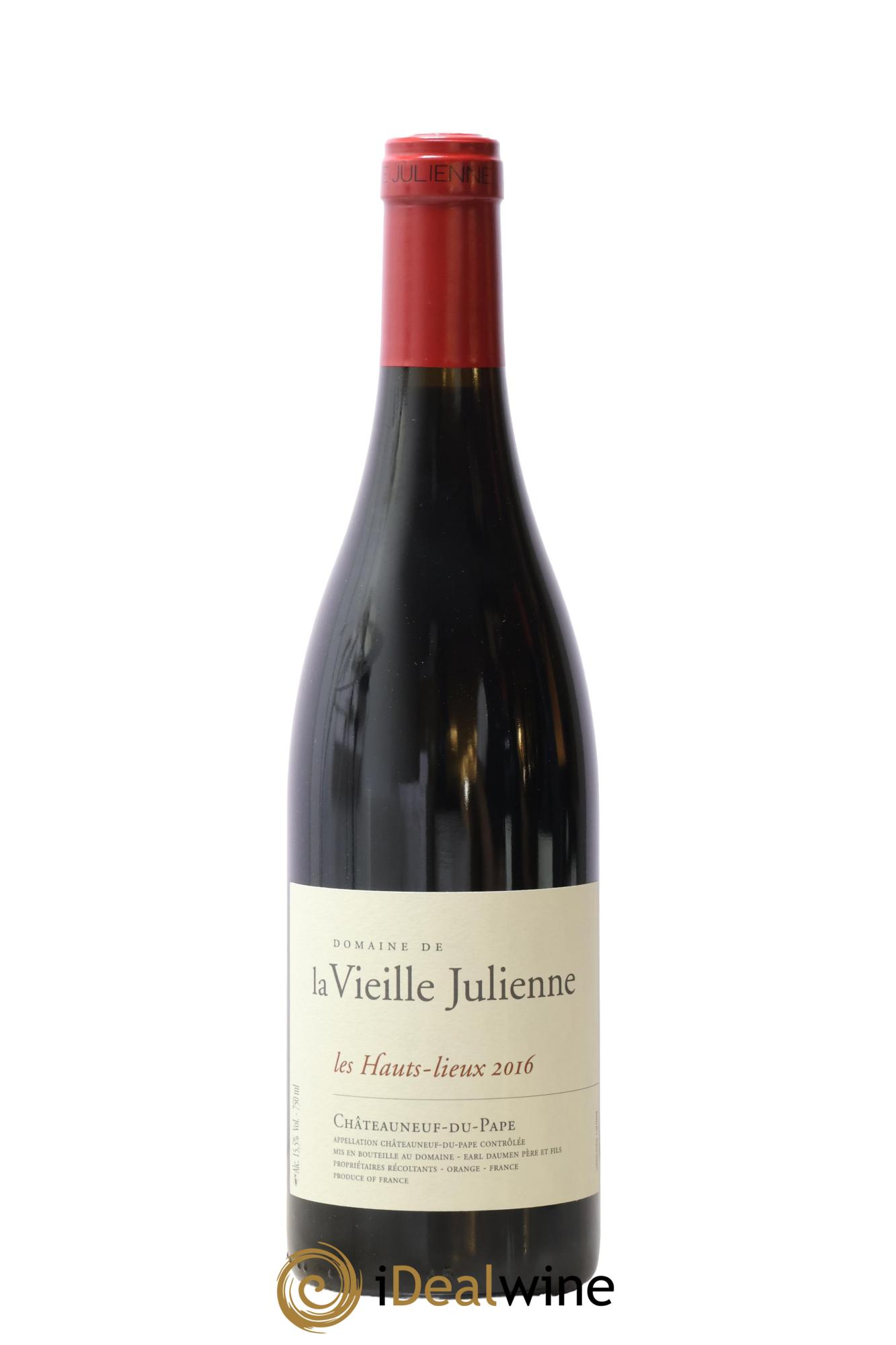 Châteauneuf-du-Pape Vieille Julienne (Domaine de la) Les Hauts Lieux Jean-Paul Daumen 2016 - Lot de 1 bouteille - 0