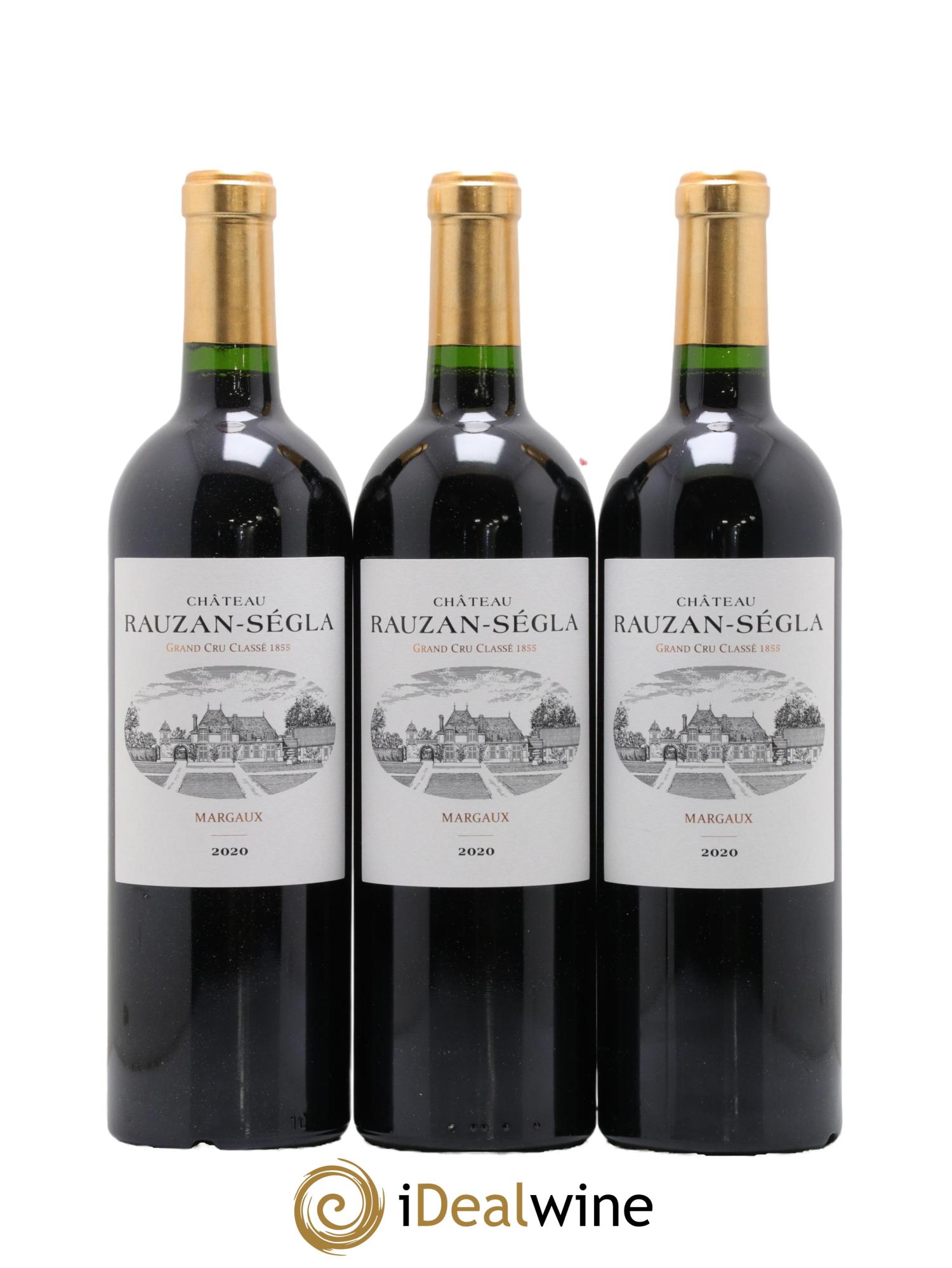 Château Rauzan Ségla Grand Cru Classé 2020 - Lot de 3 bouteilles - 0