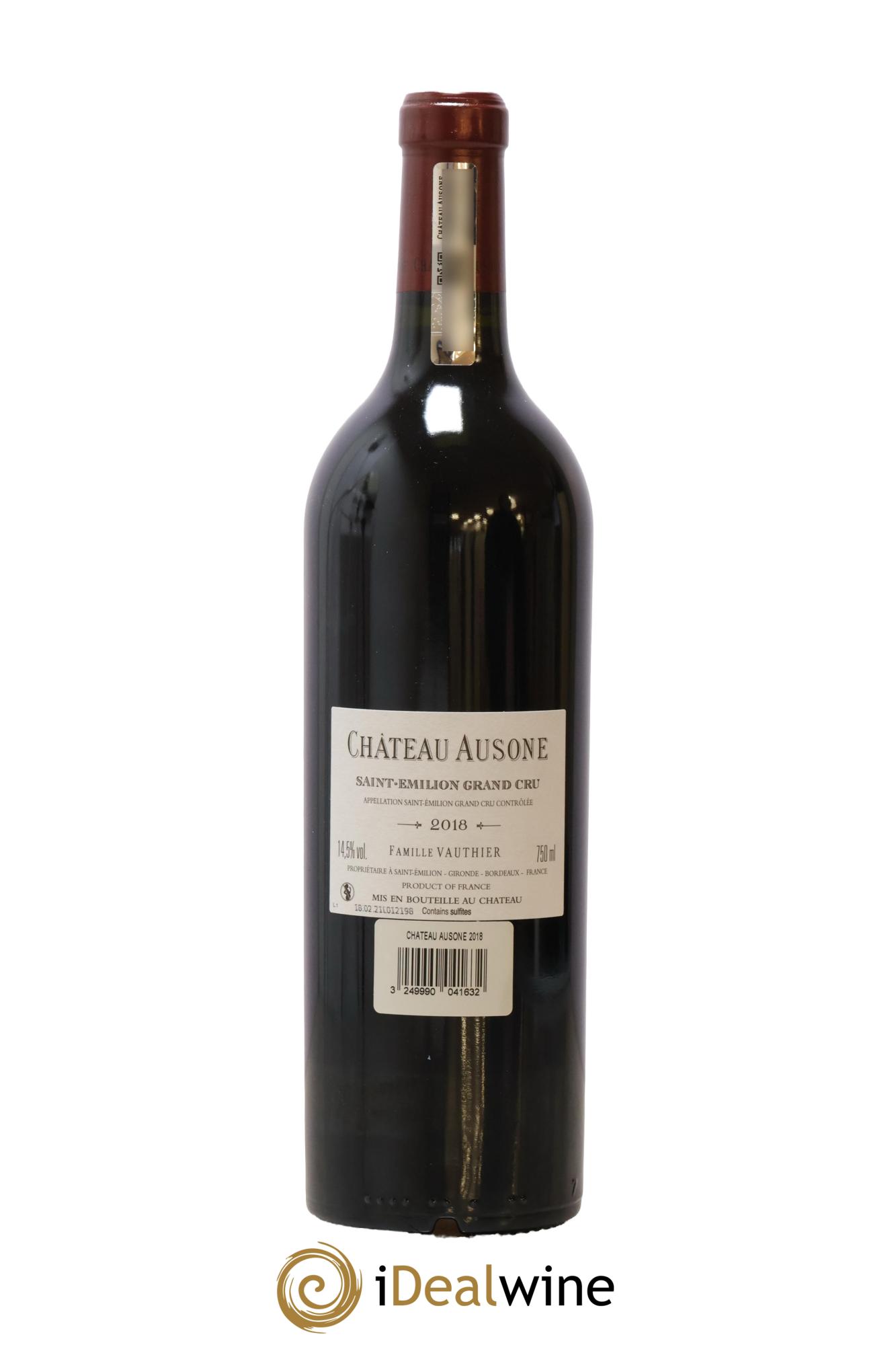 Château Ausone 1er Grand Cru Classé A 2018 - Lot of 1 bottle - 2