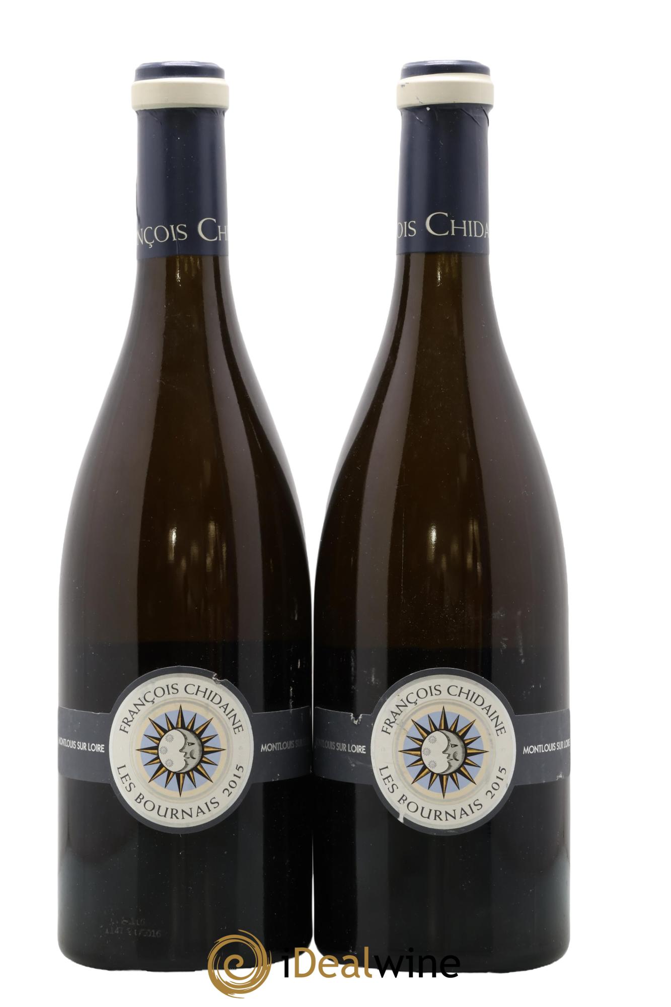 Montlouis-sur-Loire Les Bournais François Chidaine 2015 - Lot of 2 bottles - 0