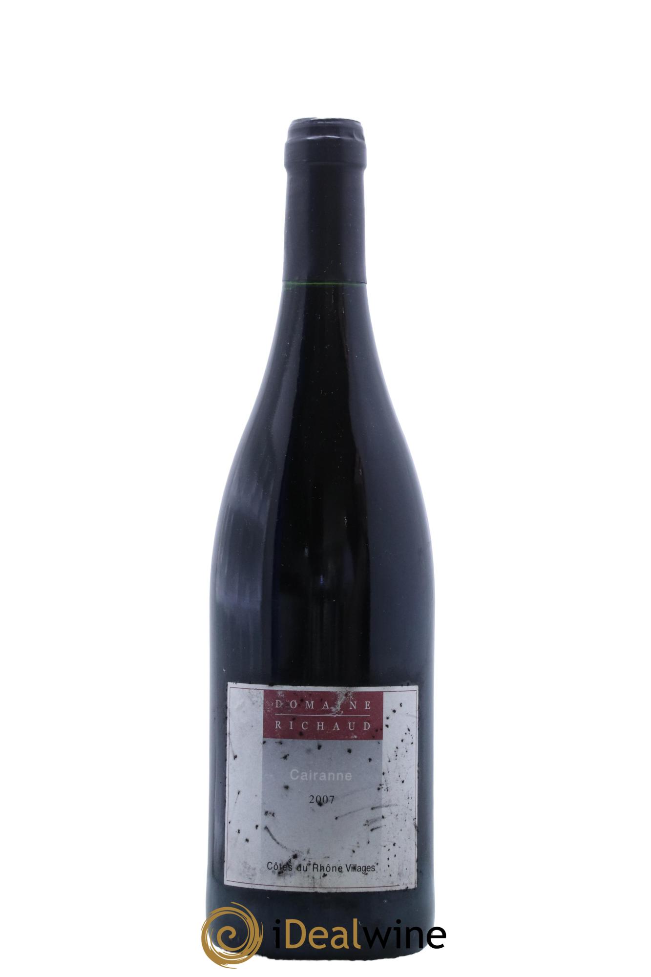 Cairanne Marcel Richaud 2007 - Lot de 1 bouteille - 0