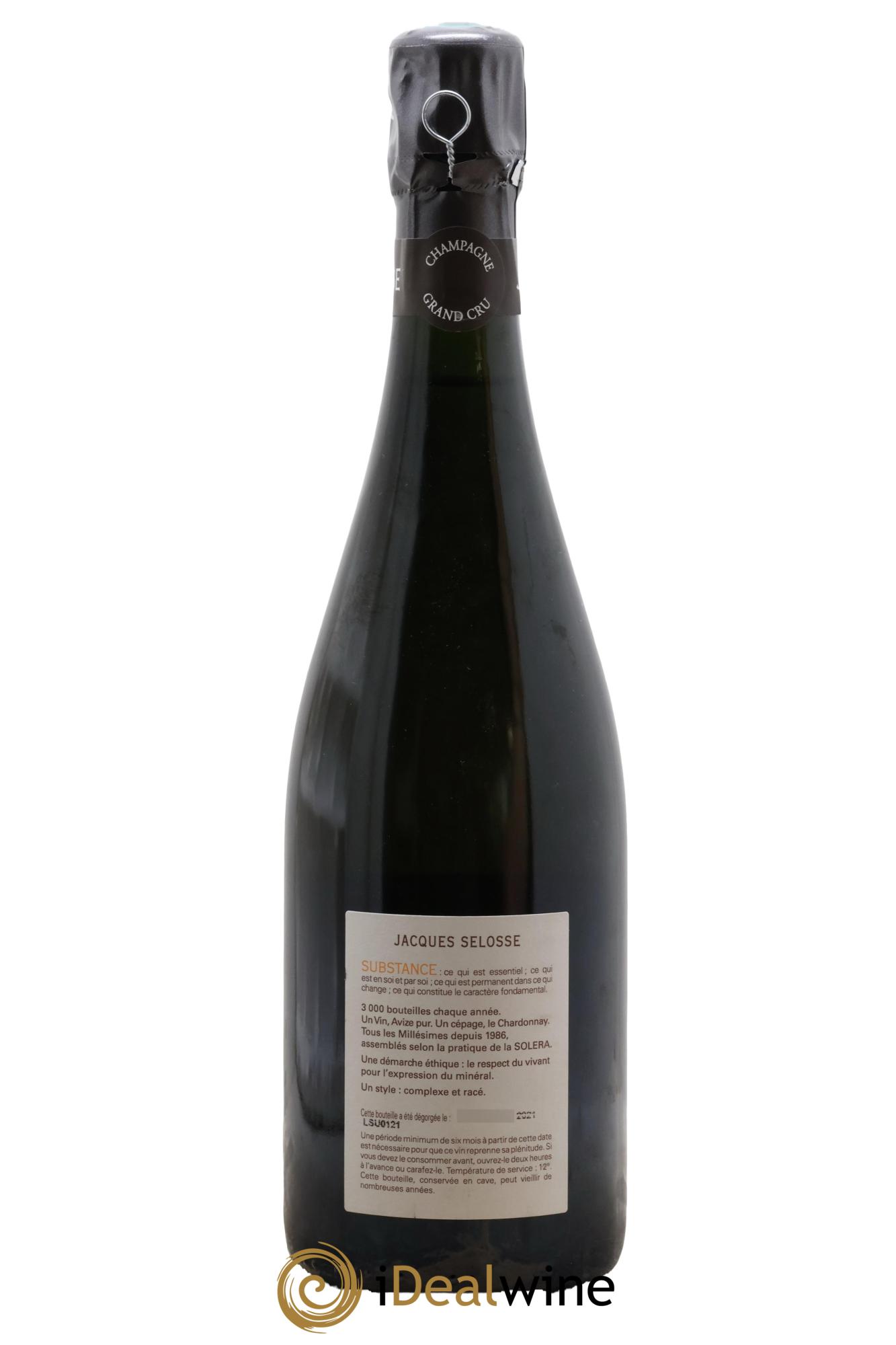 Substance Jacques Selosse - Lot of 1 bottle - 1