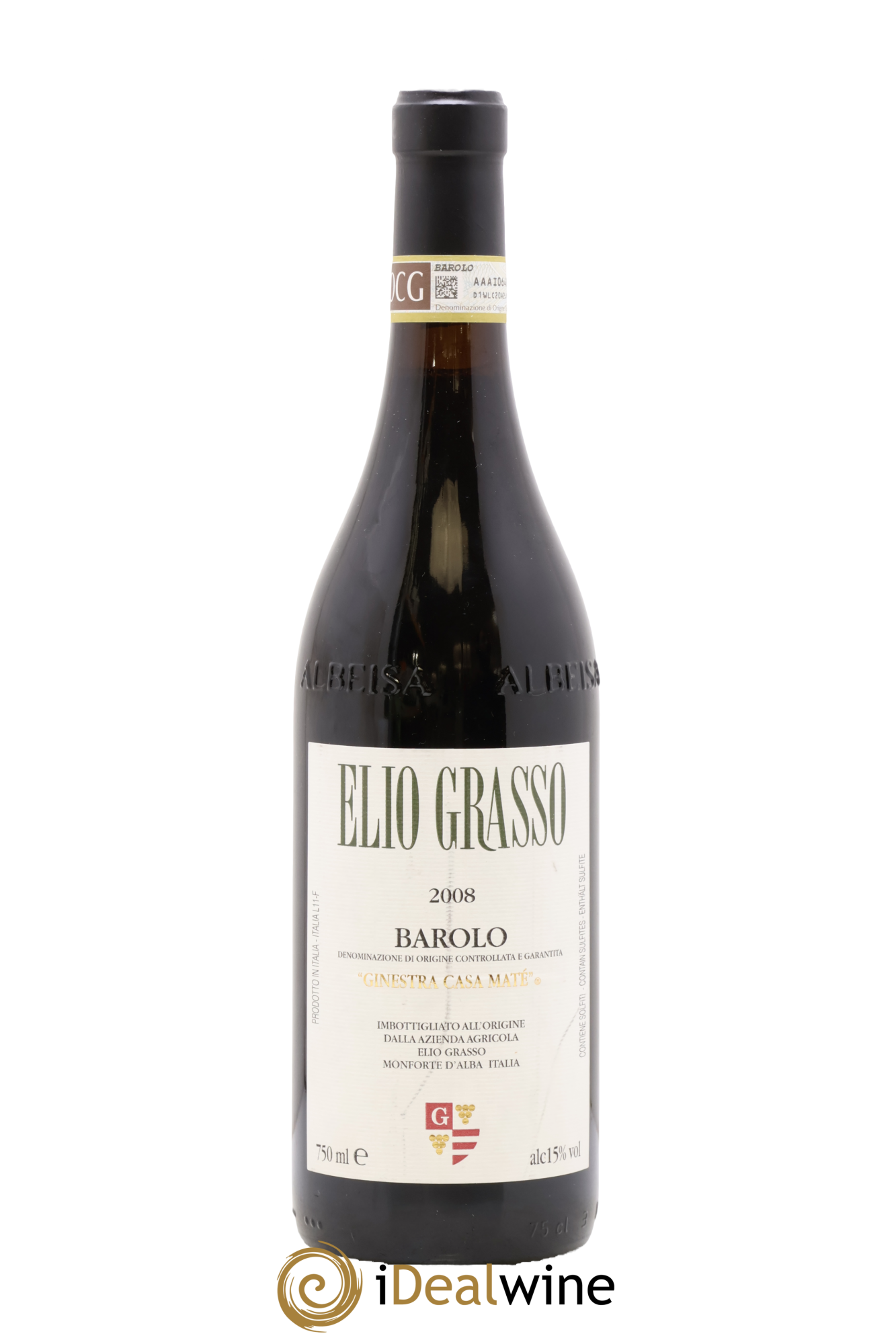 Barolo DOCG Ginestra Casa Maté Elio Grasso 2008 - Lote de 1 botella - 0