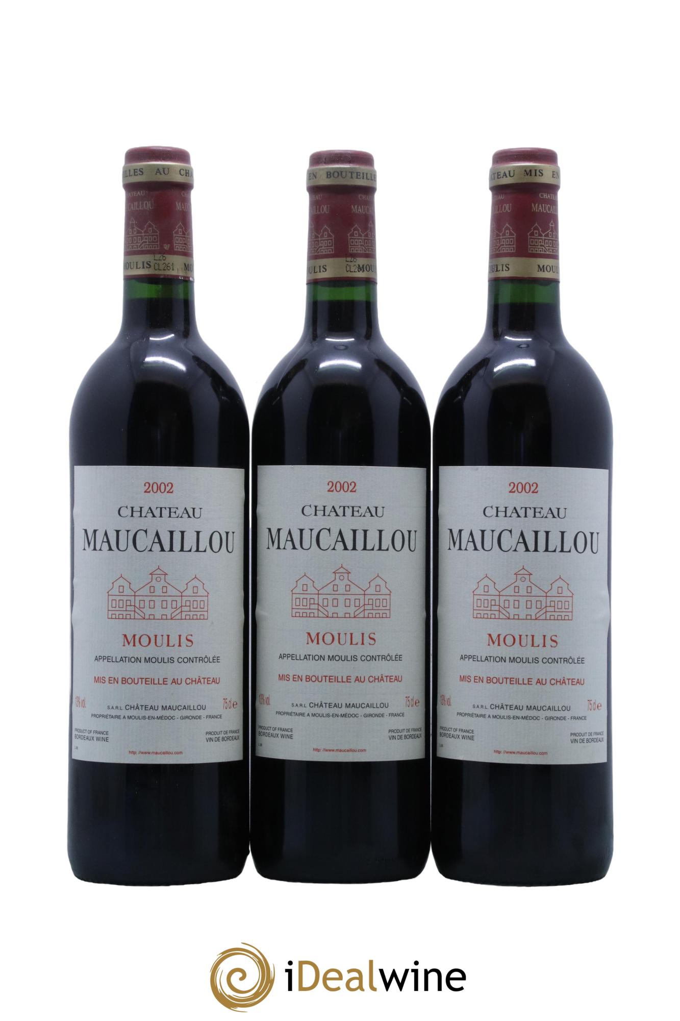 Château Maucaillou 2002 - Lot de 12 bouteilles - 2