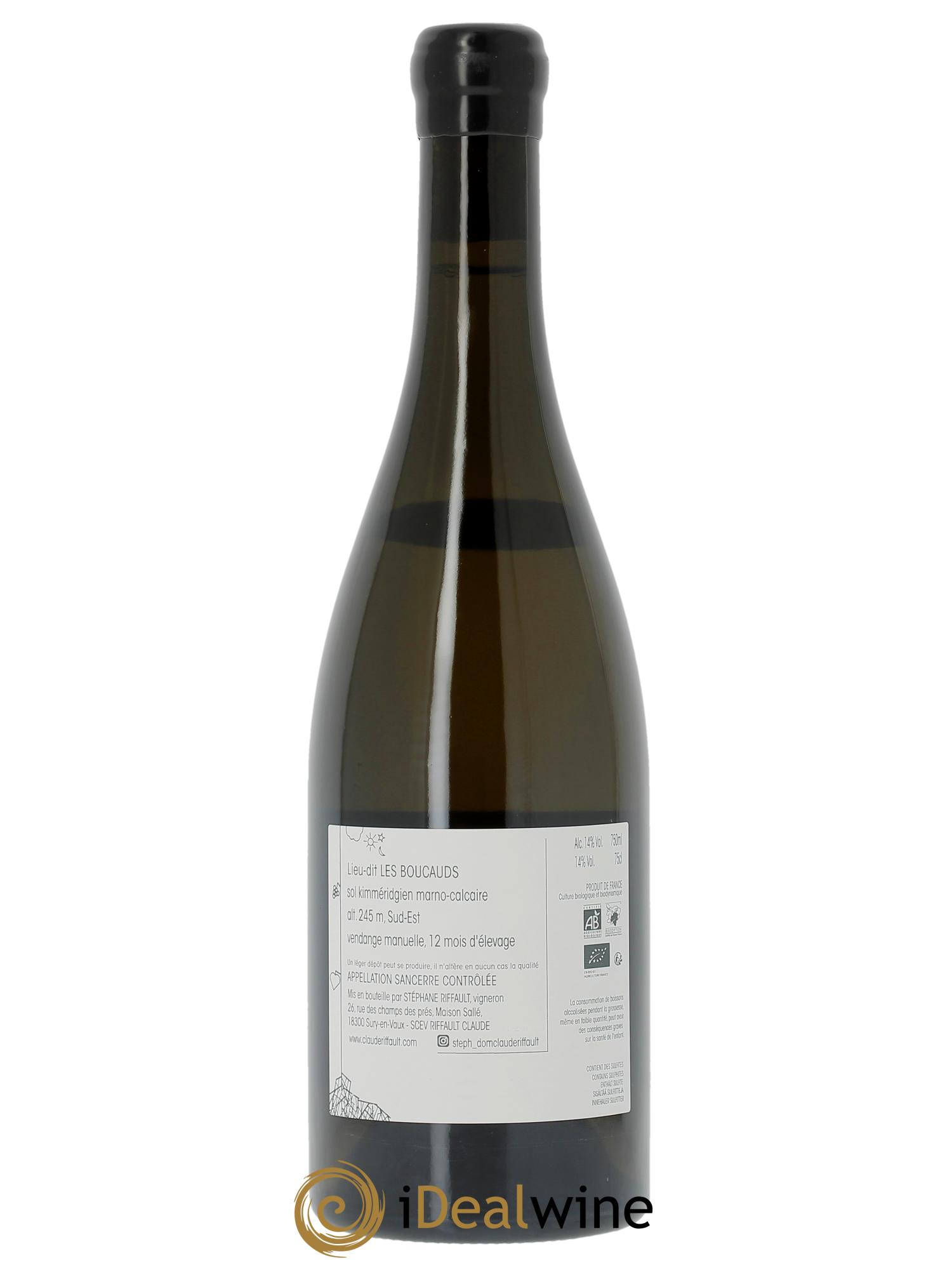 Sancerre Les Boucauds Claude Riffault  2023 - Lot of 1 bottle - 1