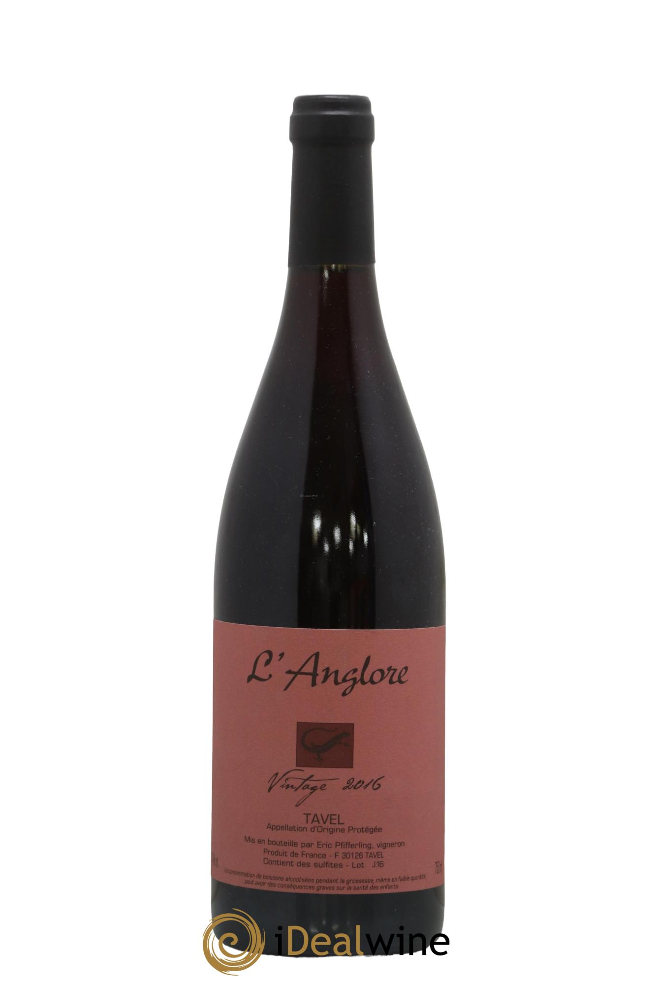 Tavel Vintage L'Anglore 2016 - Posten von 1 Flasche - 0