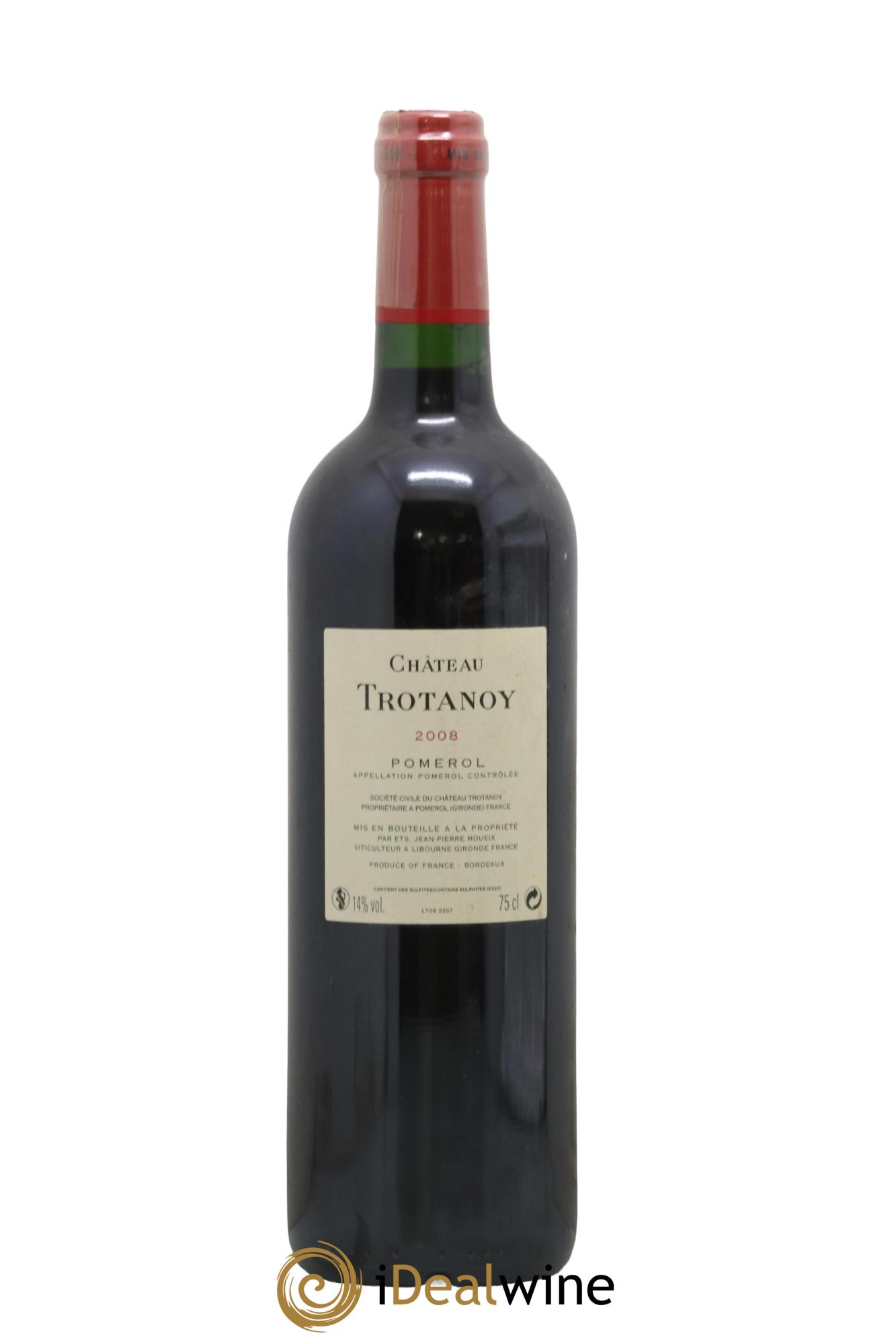 Château Trotanoy 2008 - Lot of 1 bottle - 1