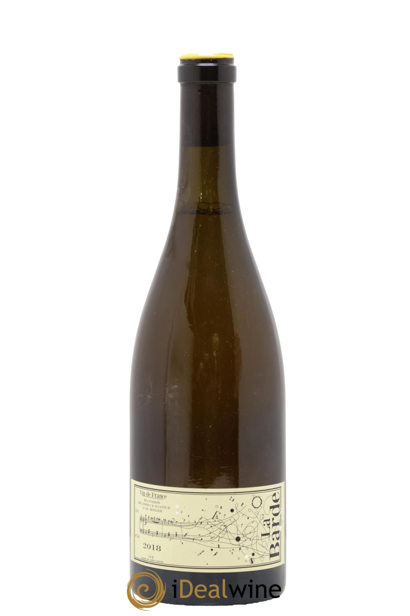 Vin de France La Barde Allante Boulanger 2018 - Lot de 1 bouteille - 0