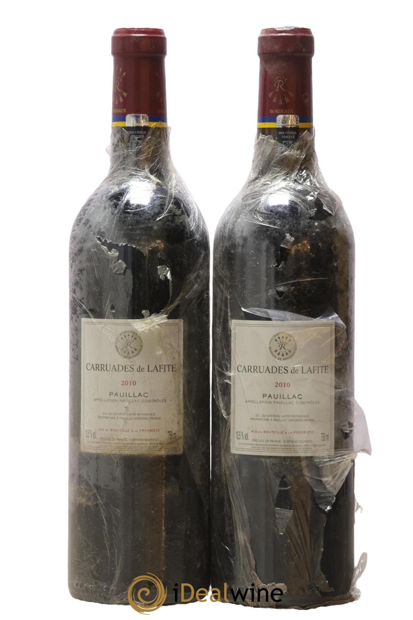 Carruades de Lafite Rothschild Second Vin 2010 - Posten von 2 Flaschen - 1