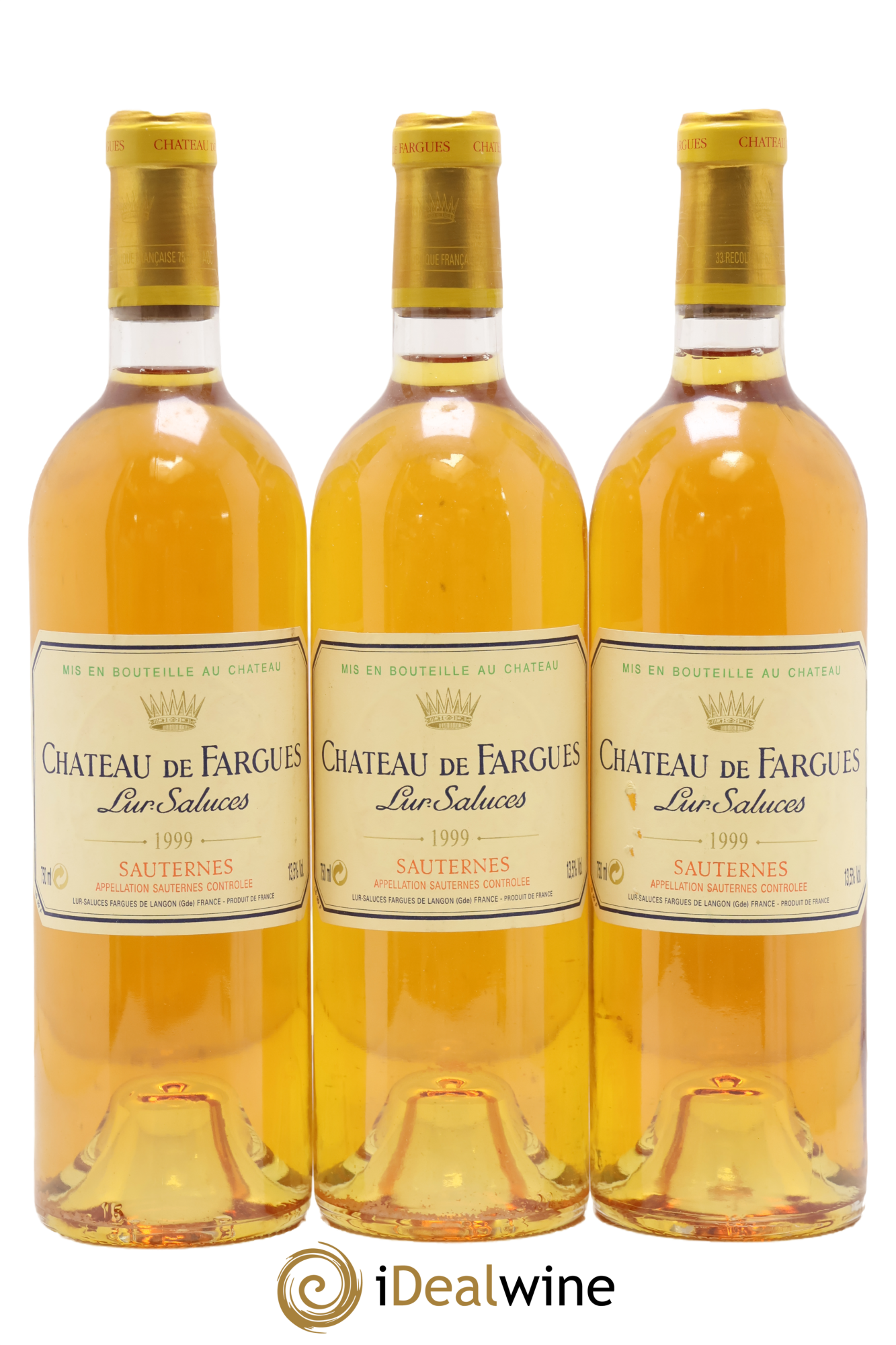 Château de Fargues 1999 - Lot de 3 bouteilles - 0