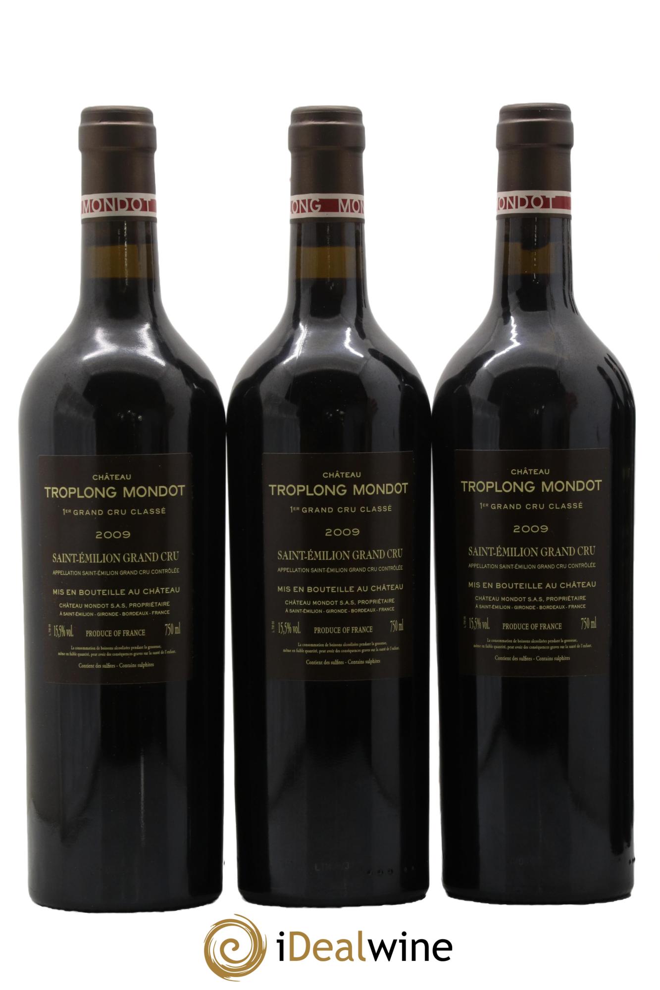 Château Troplong Mondot 1er Grand Cru Classé B 2009 - Lotto di 6 bottiglie - 4